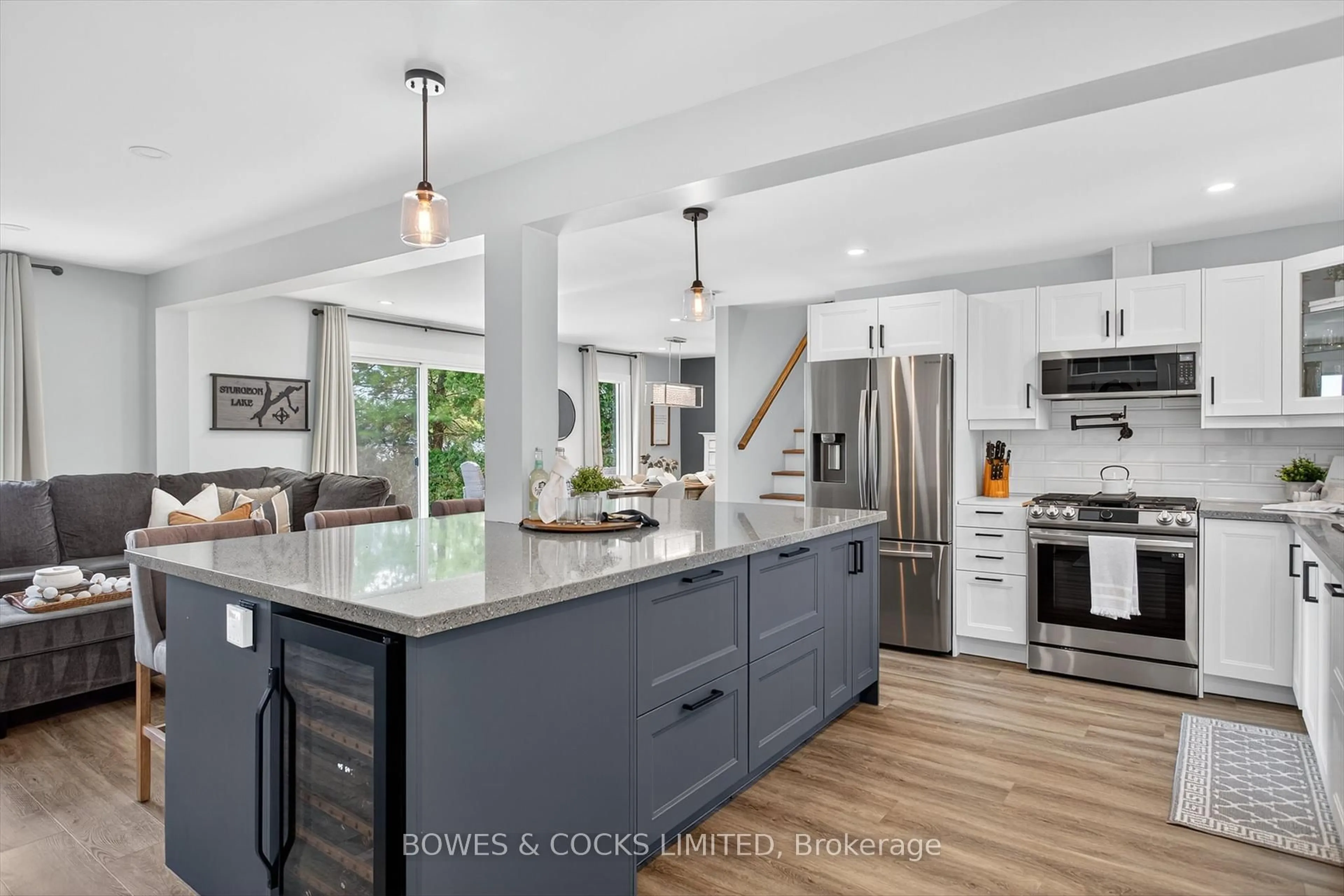 Open concept kitchen, unknown for 32 Sturgeon Glen Rd, Kawartha Lakes Ontario K0M 1N0