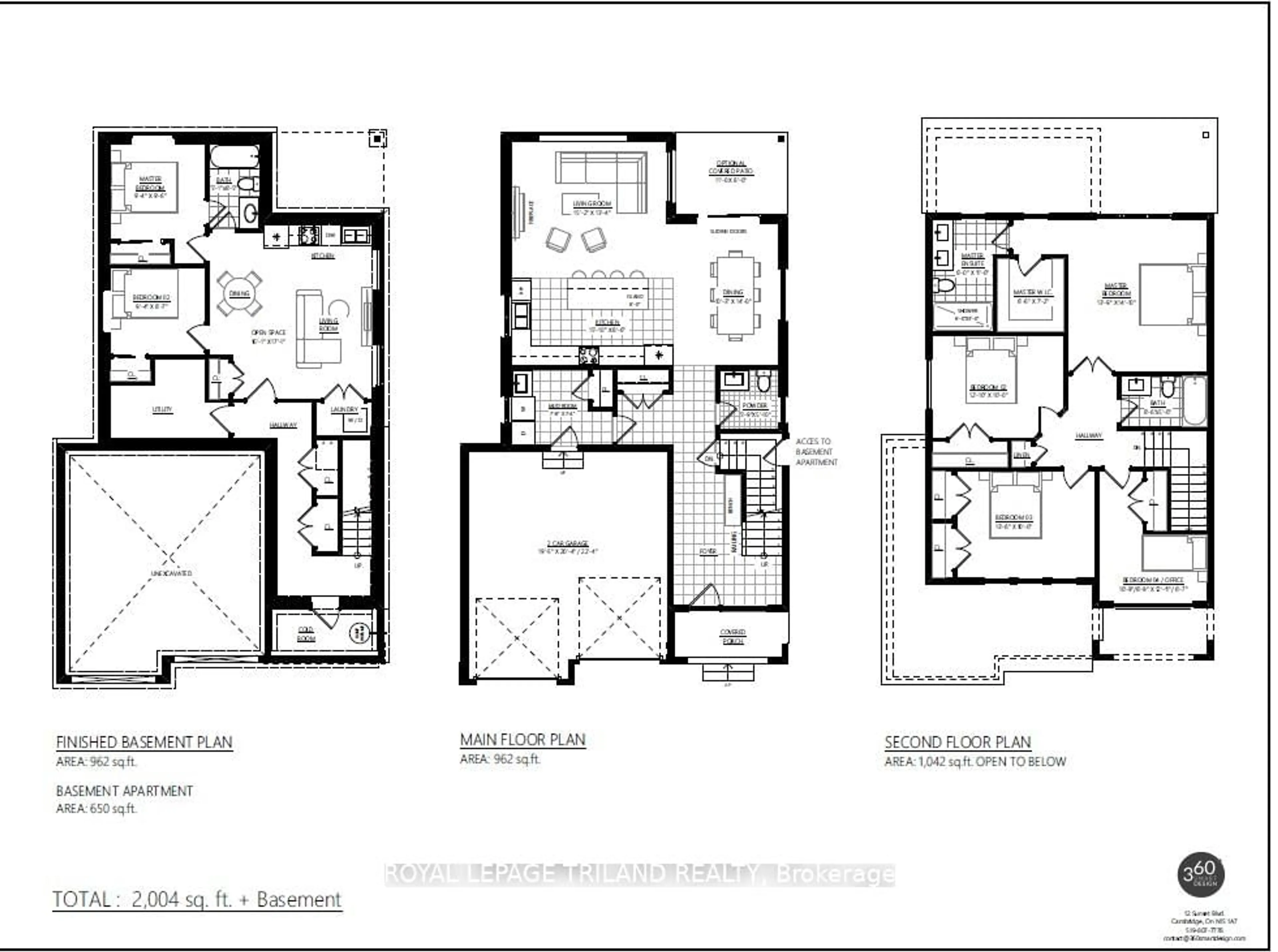 Floor plan for 3853 Big Leaf Tr, London South Ontario N6P 0A3