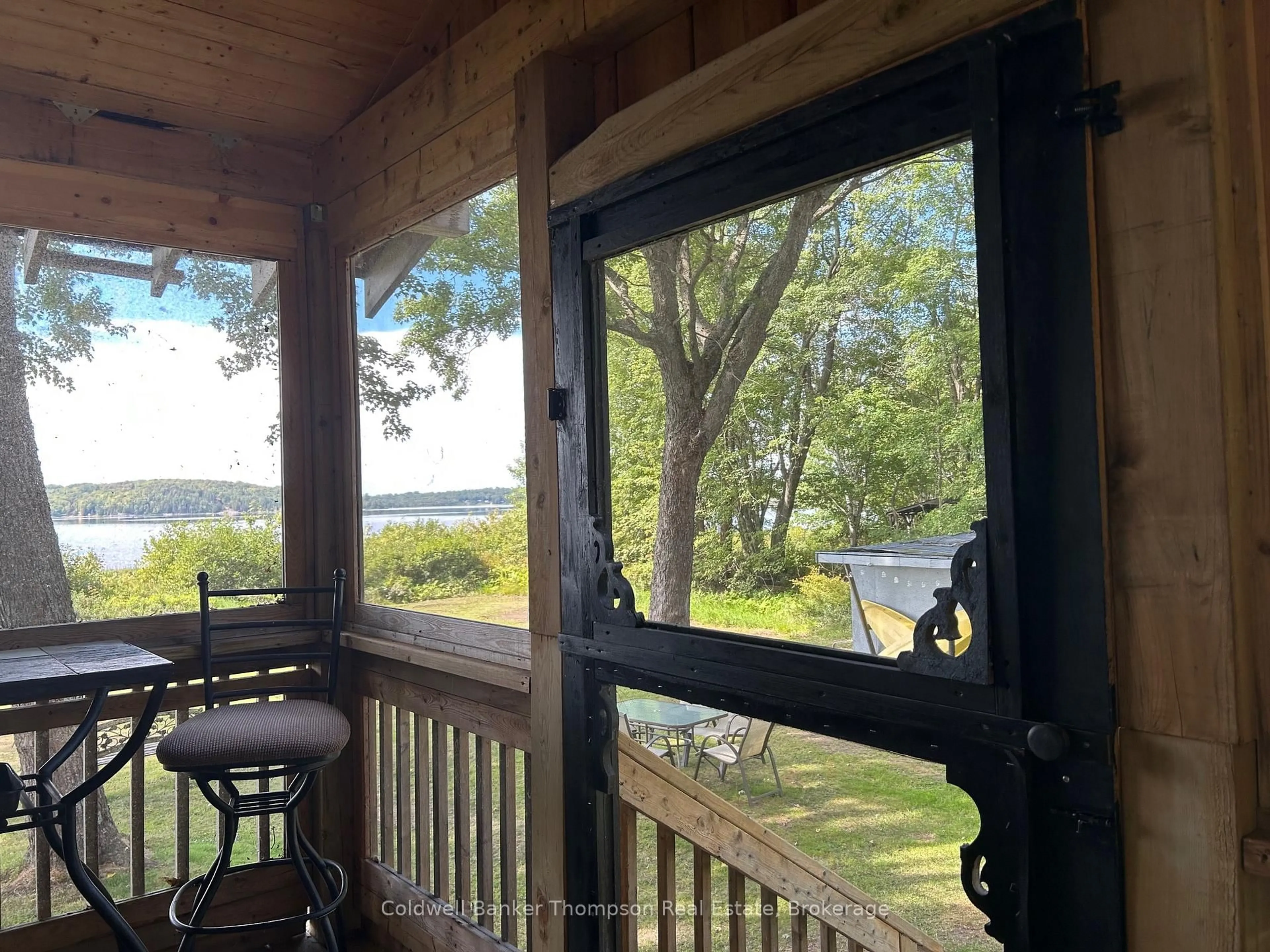 Patio, water/lake/river/ocean view for 408 Kent Rd, Armour Ontario P0A 1Z0