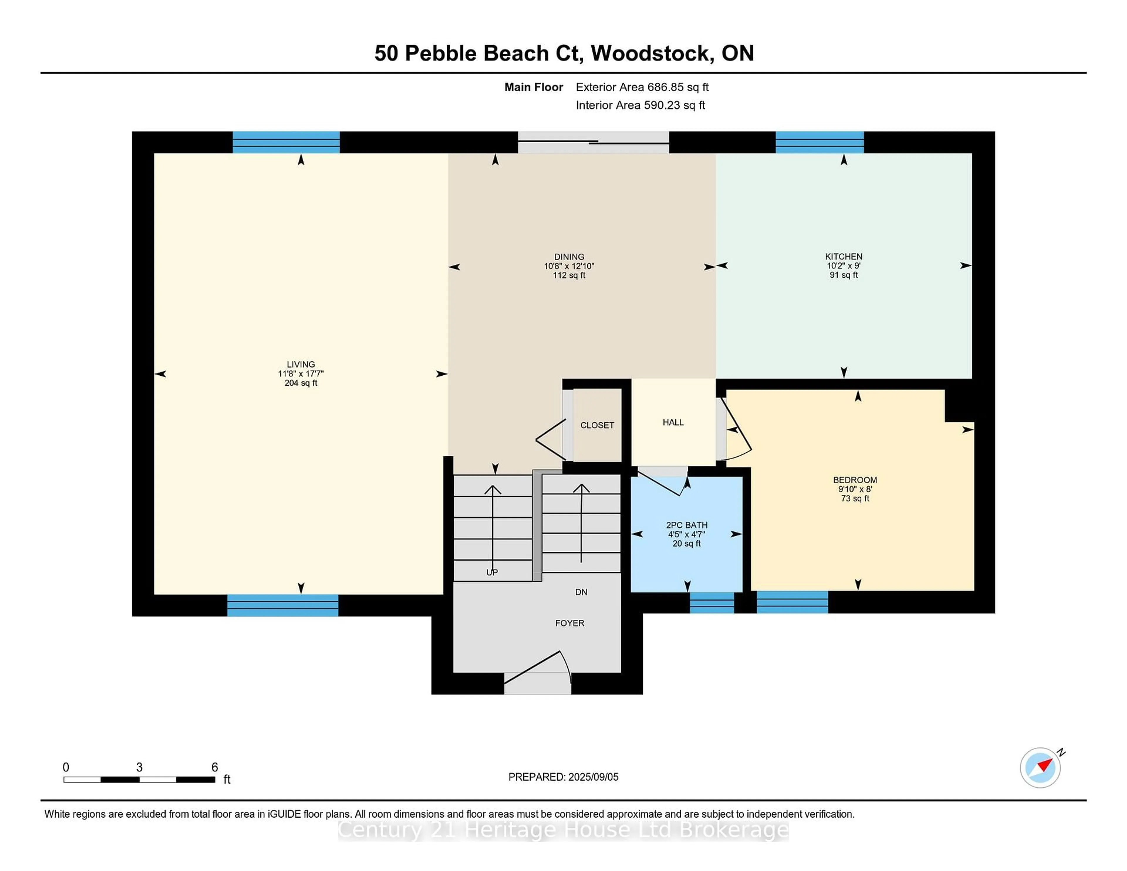 Floor plan for 50 Pebble Beach Crt, Woodstock Ontario N4S 8X2