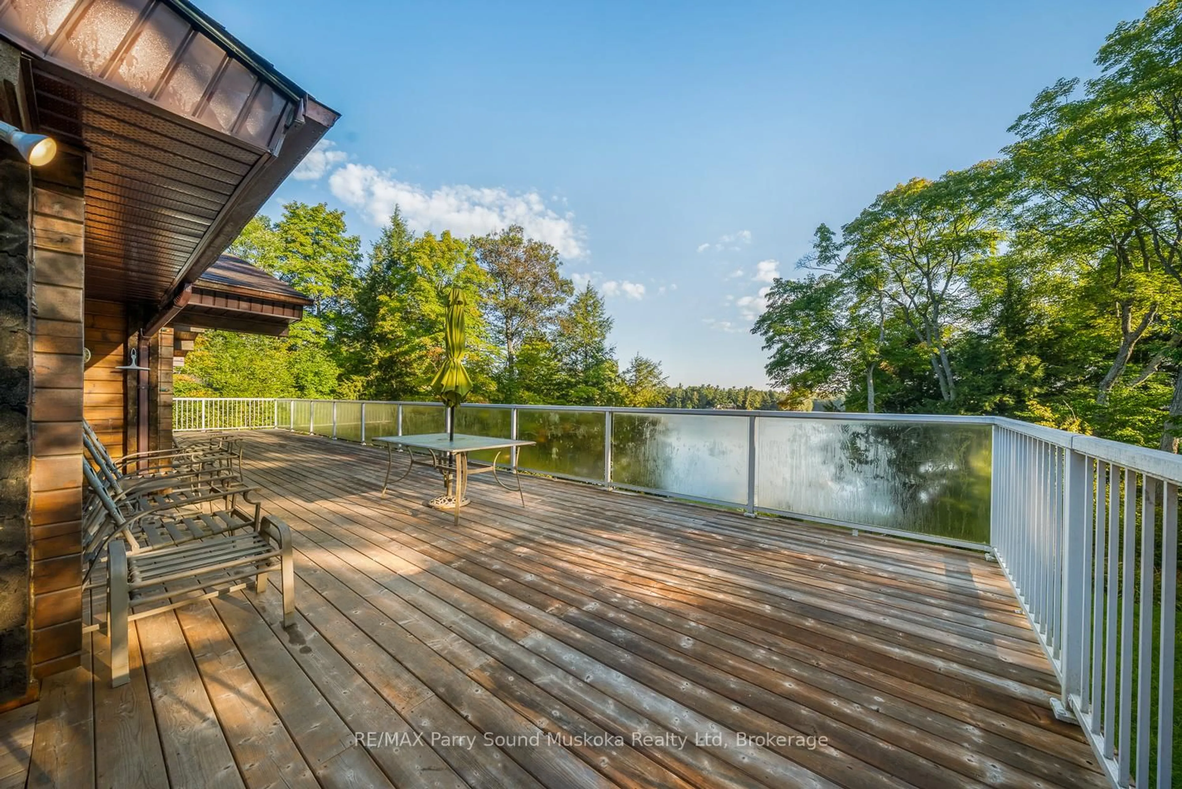 Patio, water/lake/river/ocean view for 30 Old Sids Rd, Seguin Ontario P2A 2W8