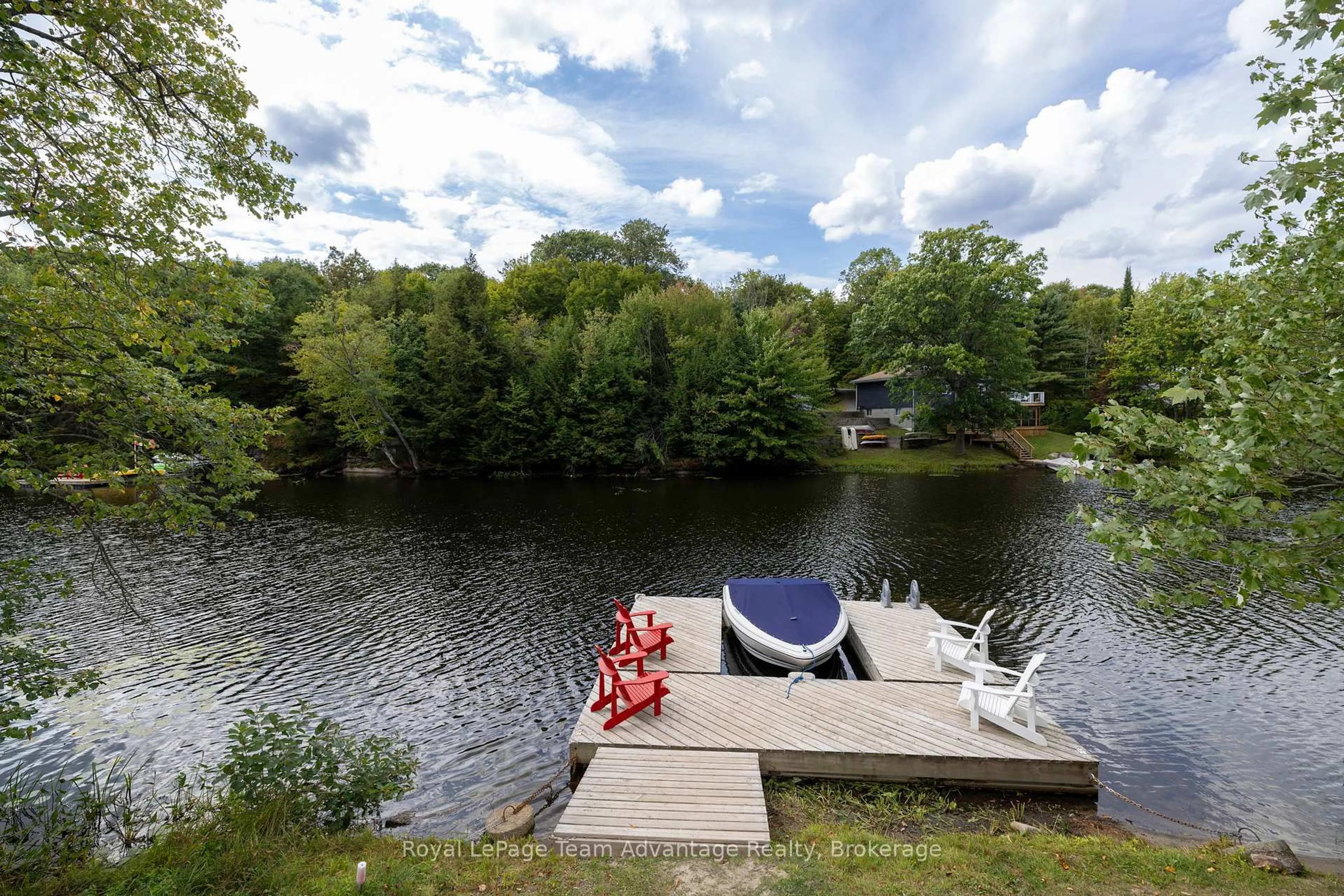 Patio, water/lake/river/ocean view for 79 Mckellar Lake Rd, McKellar Ontario P0G 1C0