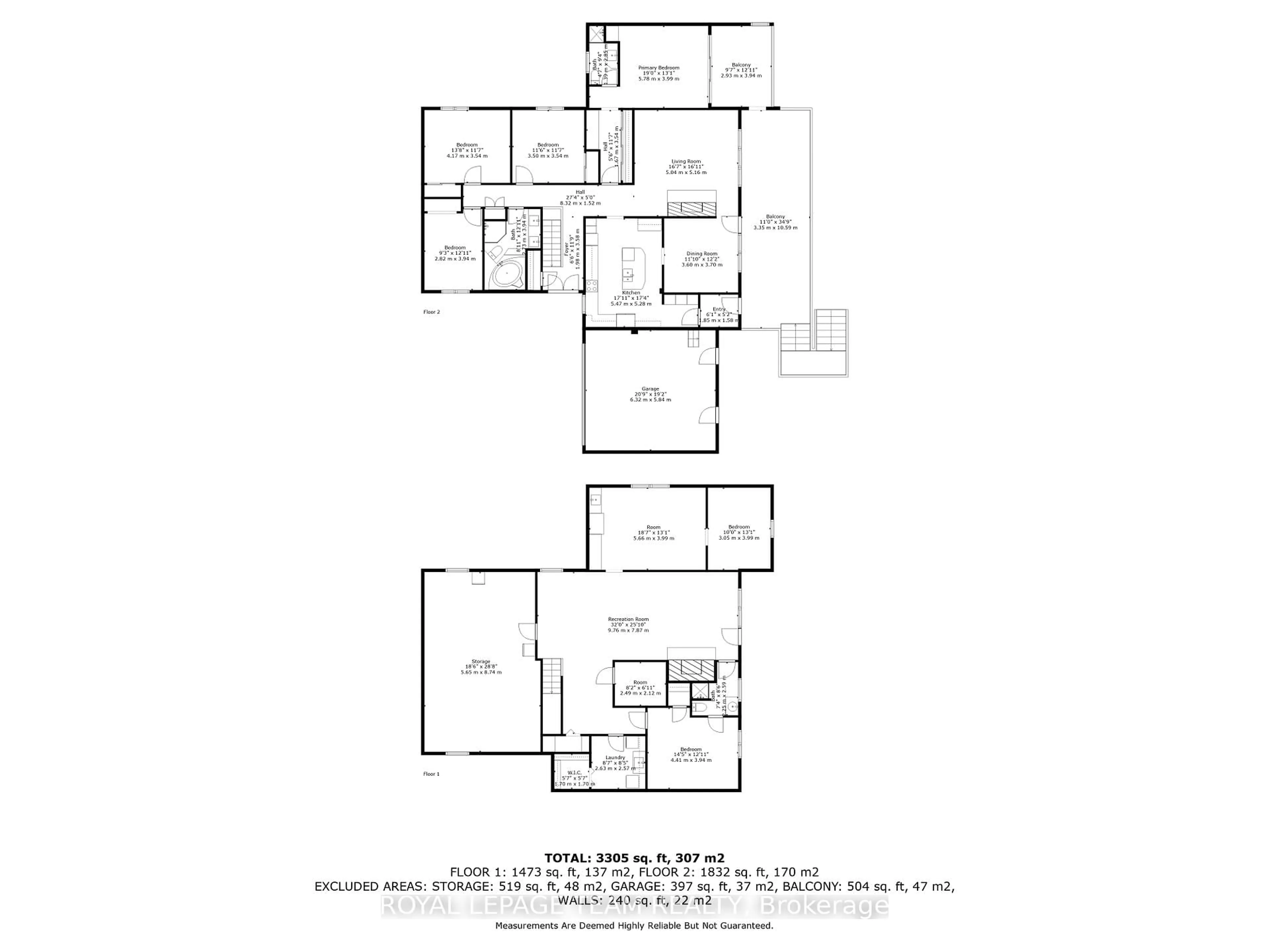 Floor plan for 5409 Riverside Cres, Ottawa Ontario K4M 1H1