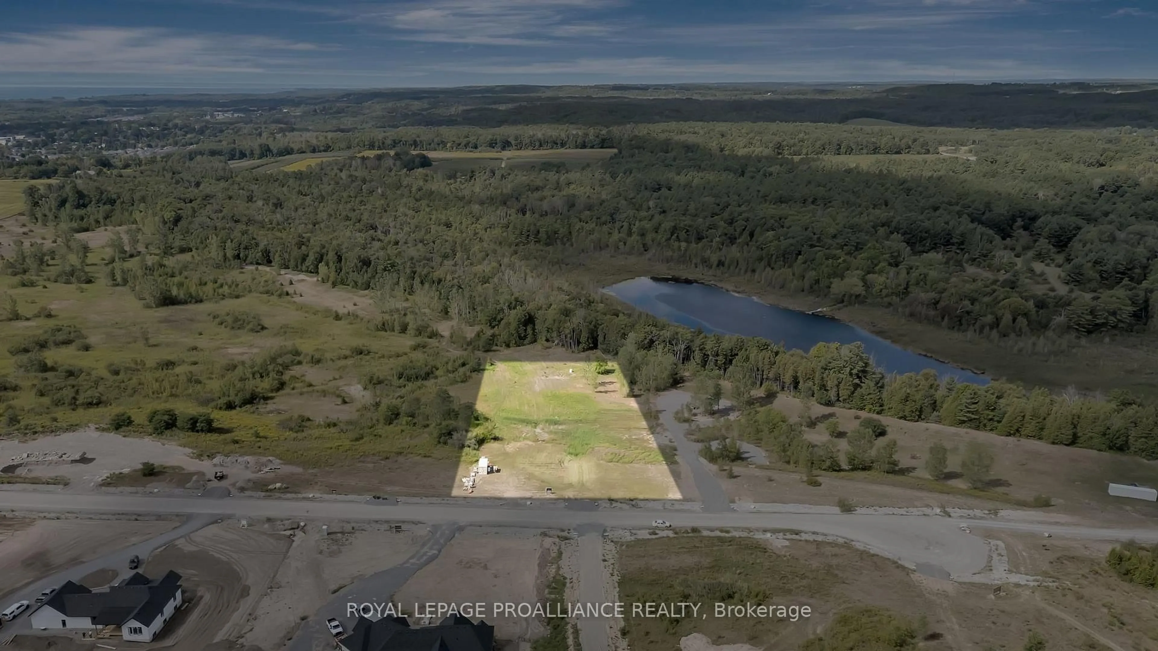 A pic from outside/outdoor area/front of a property/back of a property/a pic from drone, water/lake/river/ocean view for 186 Bonn Rd, Brighton Ontario K0K 1H0