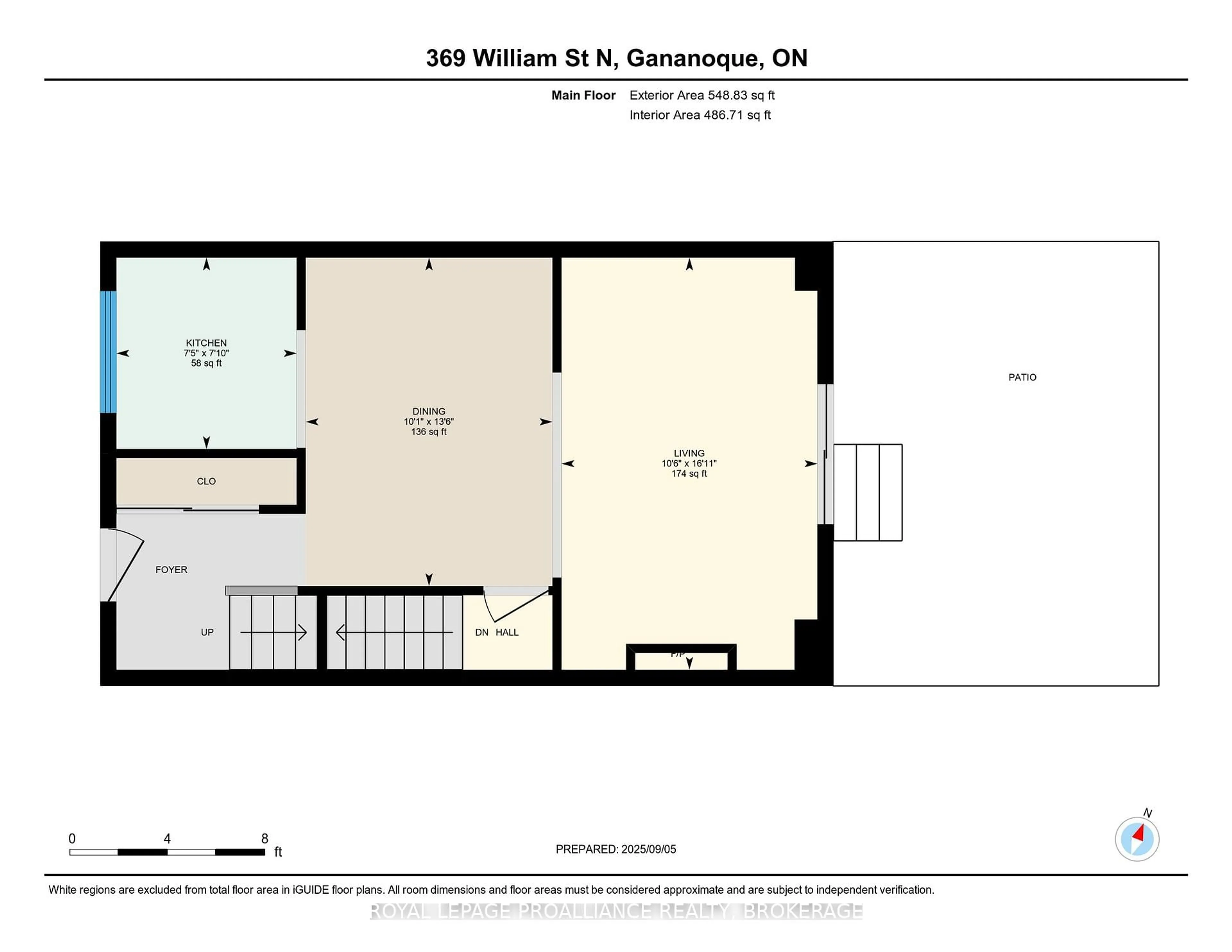 Floor plan for 369 William St, Gananoque Ontario K7G 2X9