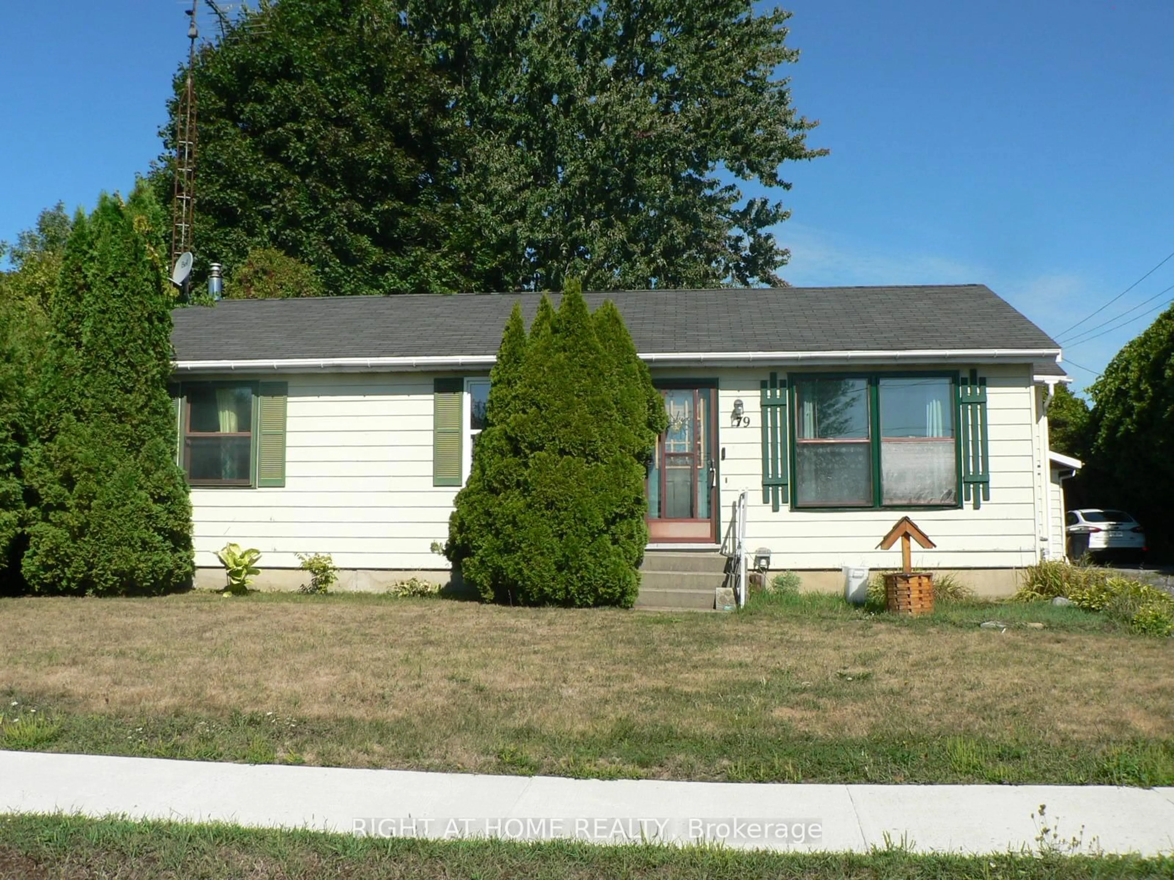 Home with vinyl exterior material, street for 79 St Lawrence St, South Stormont Ontario K0C 1M0