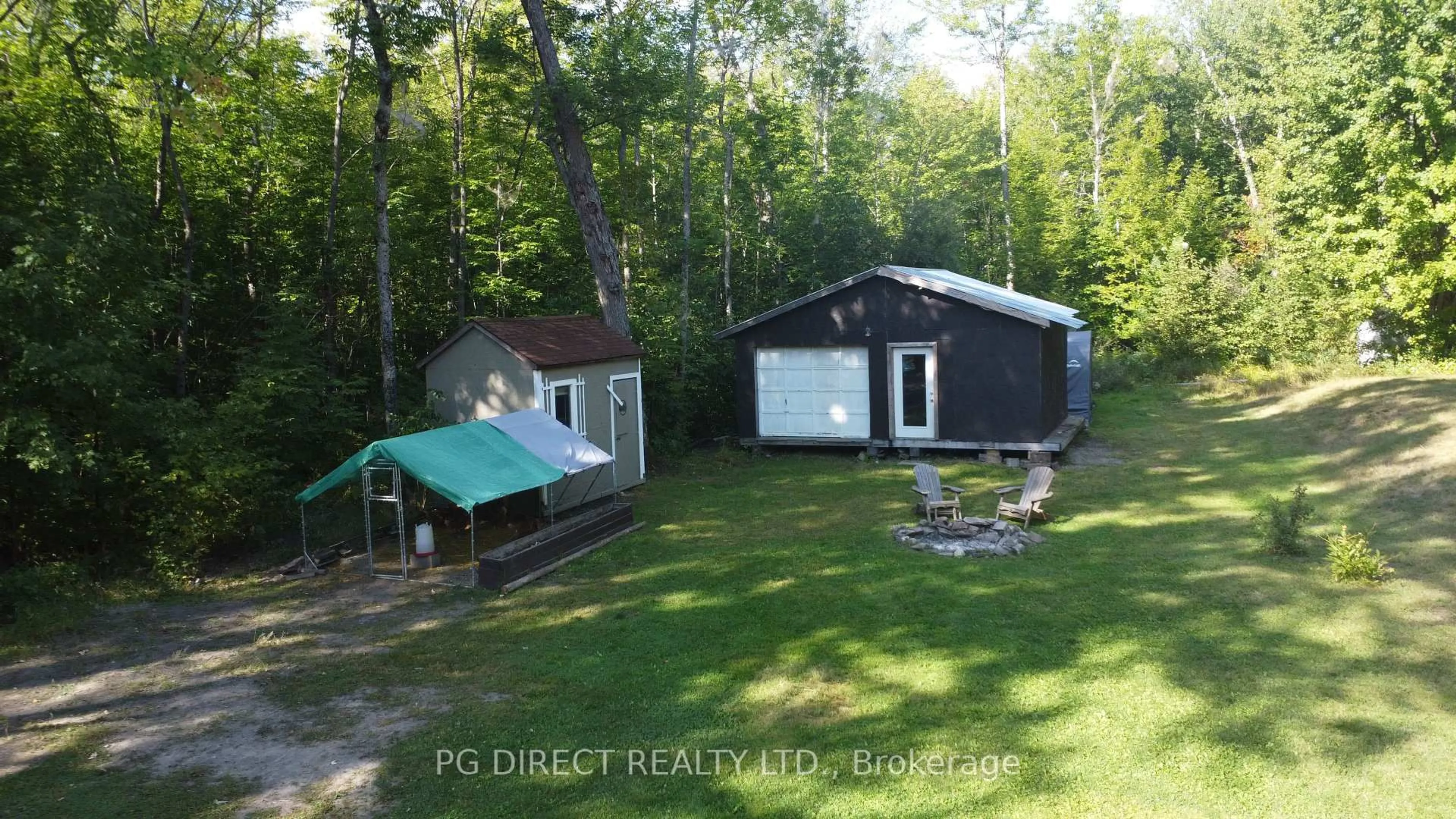 A pic from outside/outdoor area/front of a property/back of a property/a pic from drone, unknown for 445 Eugene Rd, West Nipissing Ontario P0H 1R0