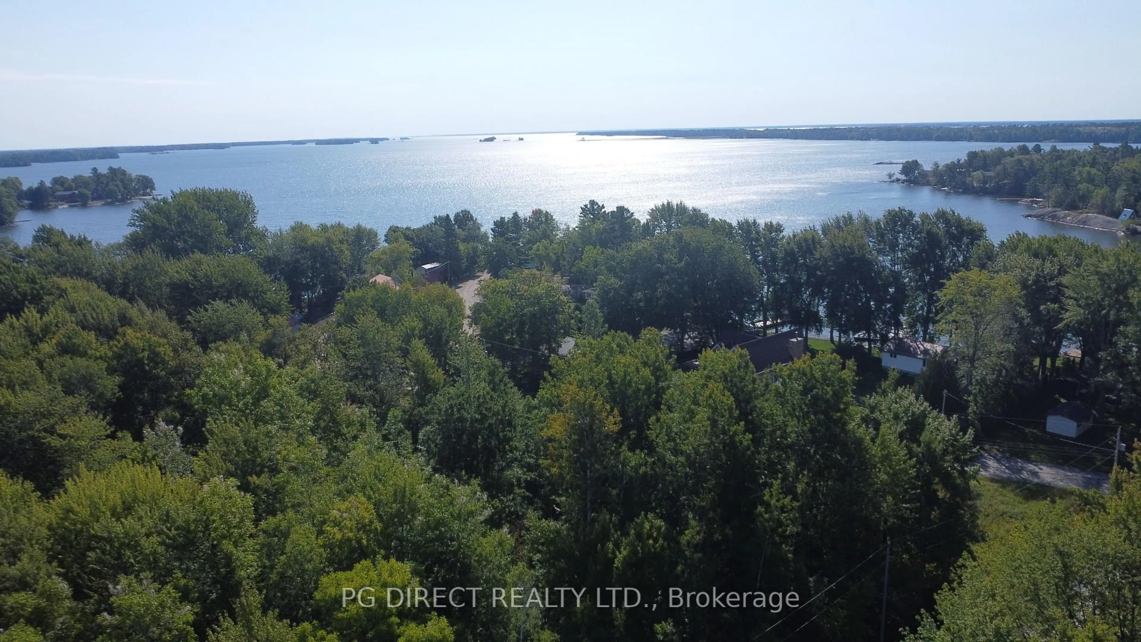 A pic from outside/outdoor area/front of a property/back of a property/a pic from drone, water/lake/river/ocean view for 445 Eugene Rd, West Nipissing Ontario P0H 1R0