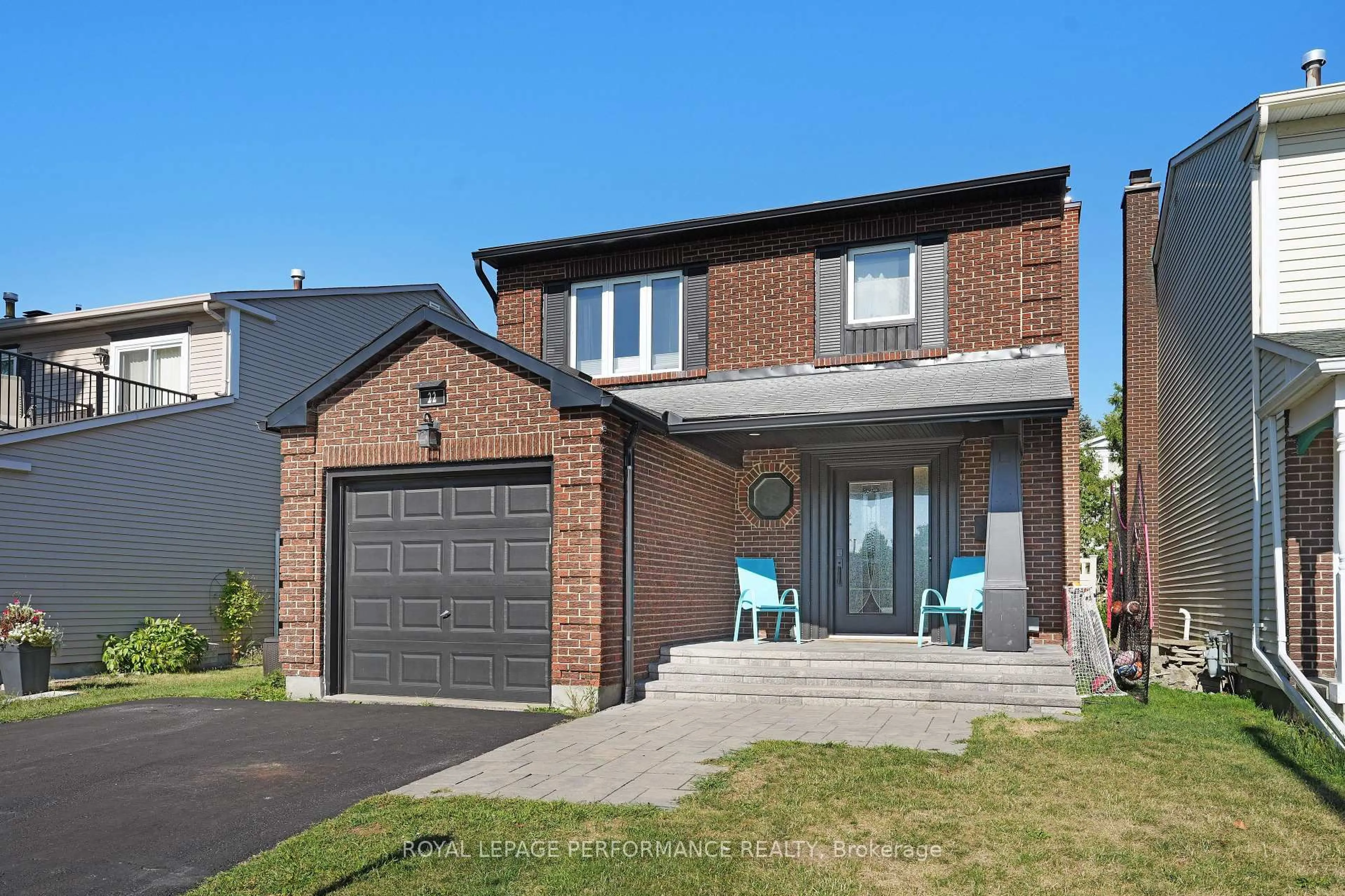 Home with brick exterior material, street for 22 Otten Dr, Barrhaven Ontario K2J 1J2