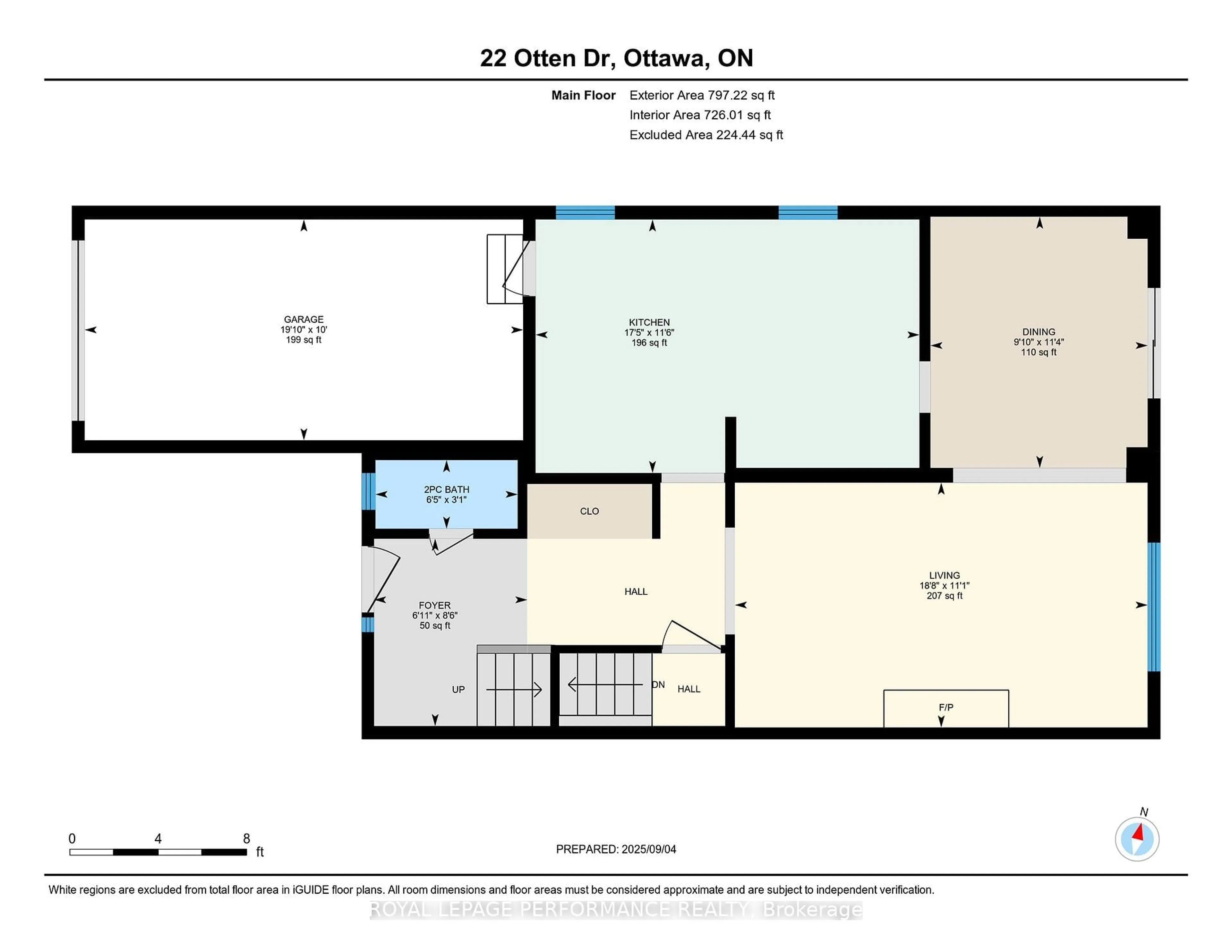 Floor plan for 22 Otten Dr, Barrhaven Ontario K2J 1J2