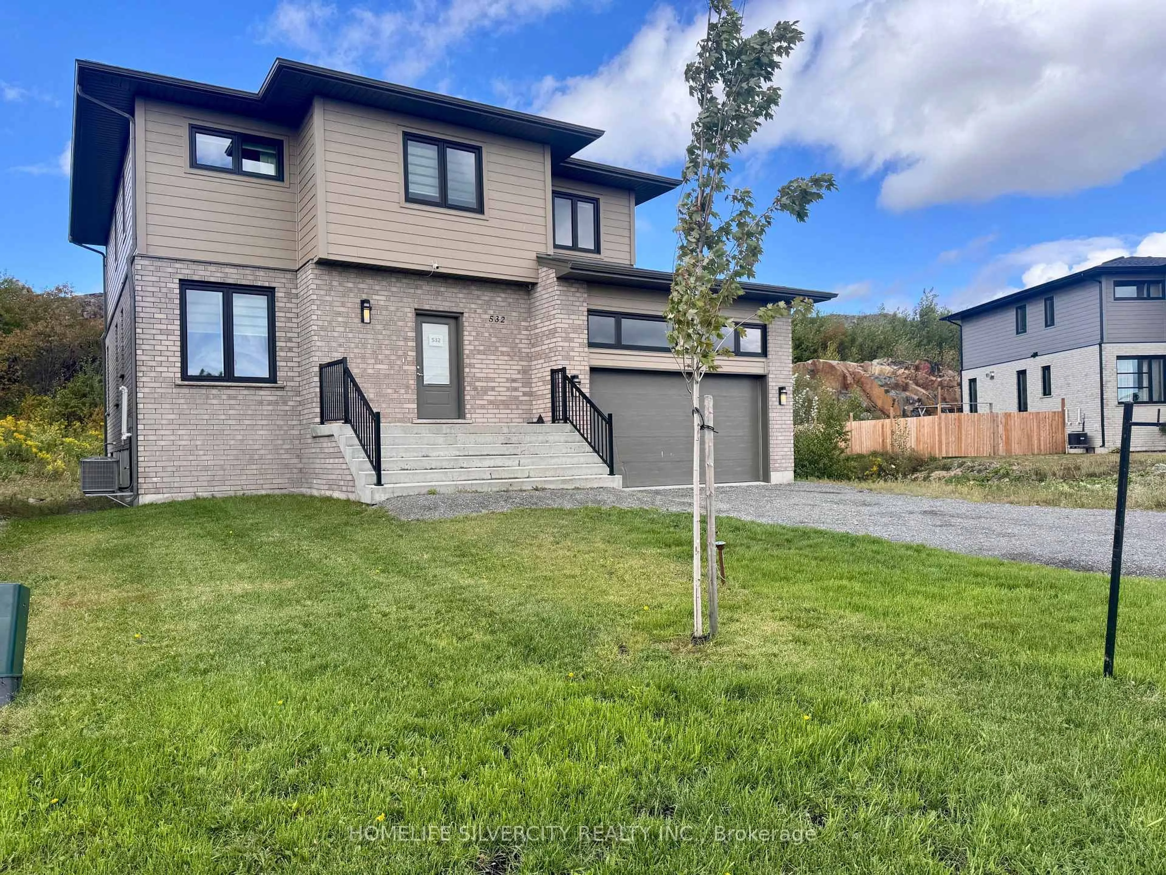 Home with brick exterior material, street for 532 Bonaventure Crt, Greater Sudbury Ontario P3A 0B5