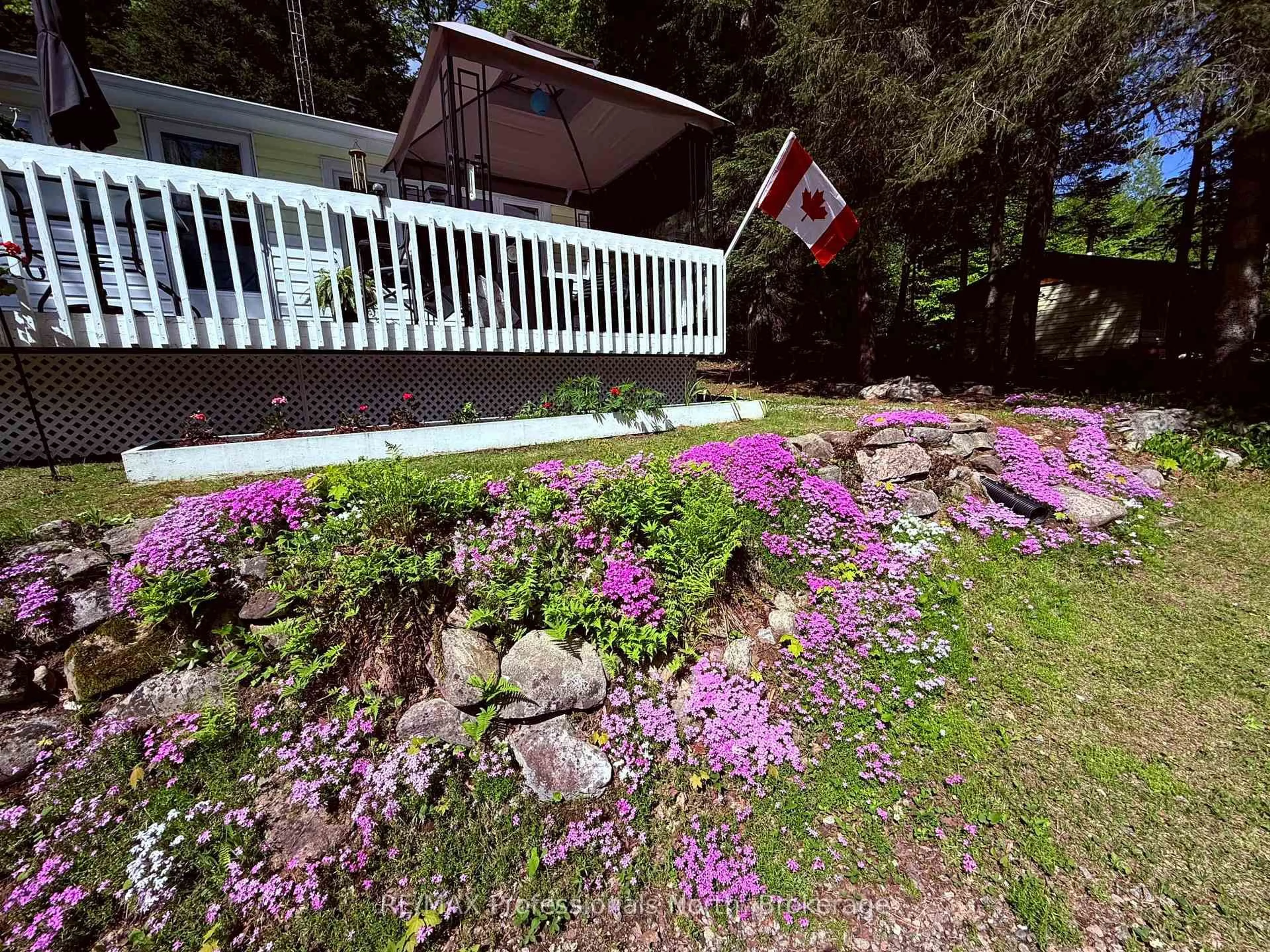 A pic from outside/outdoor area/front of a property/back of a property/a pic from drone, mountain view for 1039 Grace River Rd, Highlands East Ontario K0L 3C0