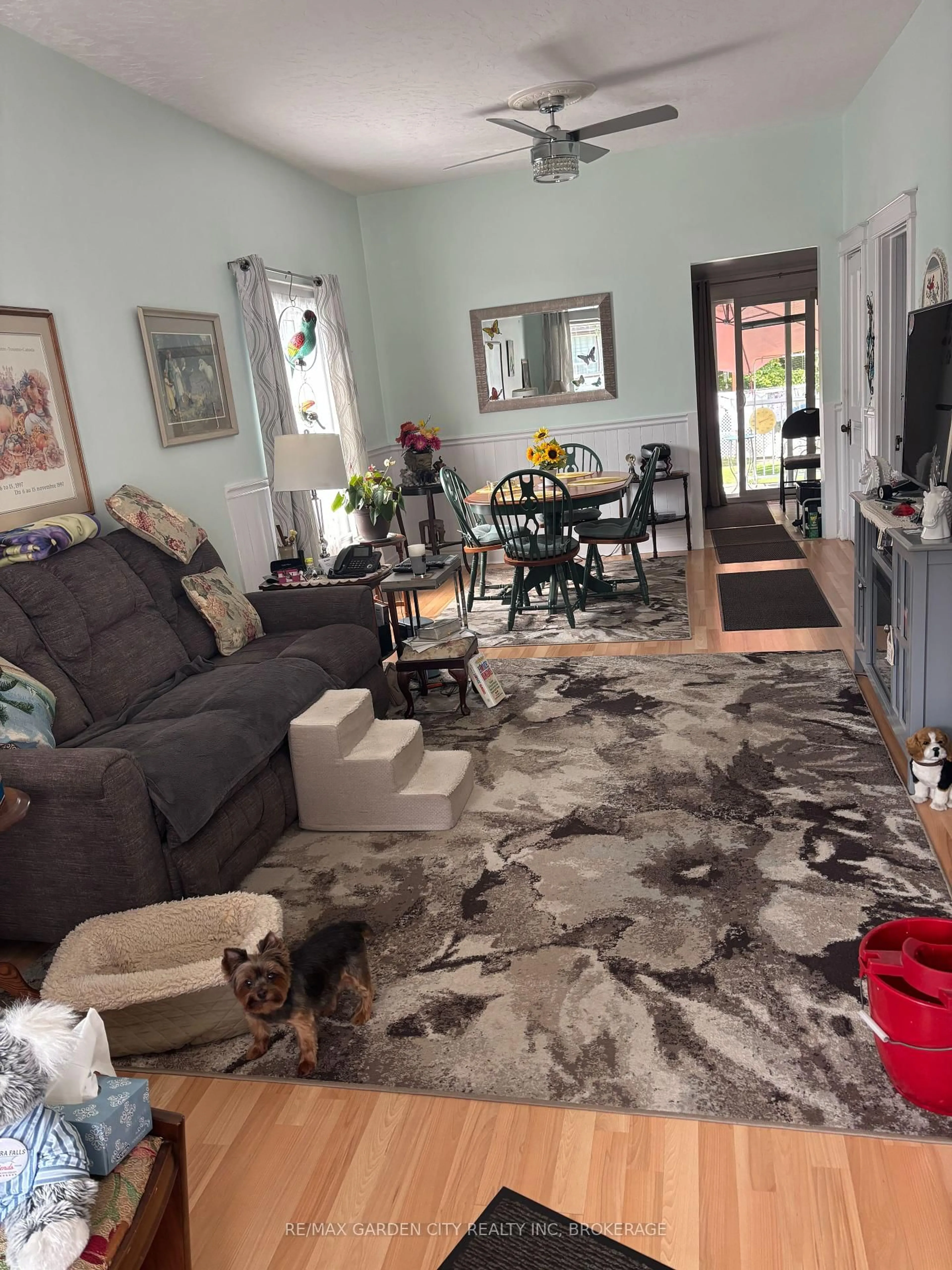 Living room with furniture, floor is not visible for 61 Rodman St, St. Catharines Ontario L2R 5C9