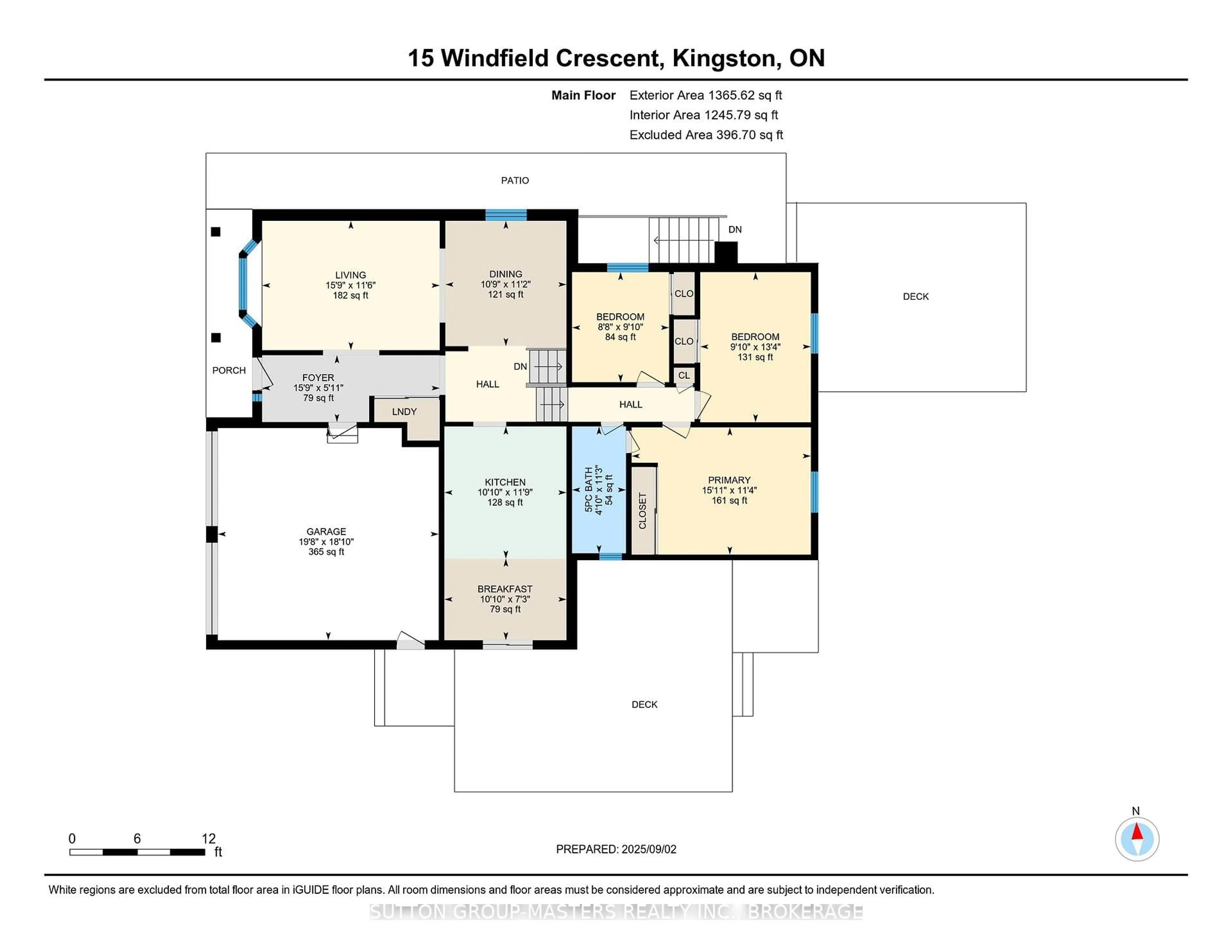 Floor plan for 15 WINDFIELD Cres, Kingston Ontario K7K 6G3