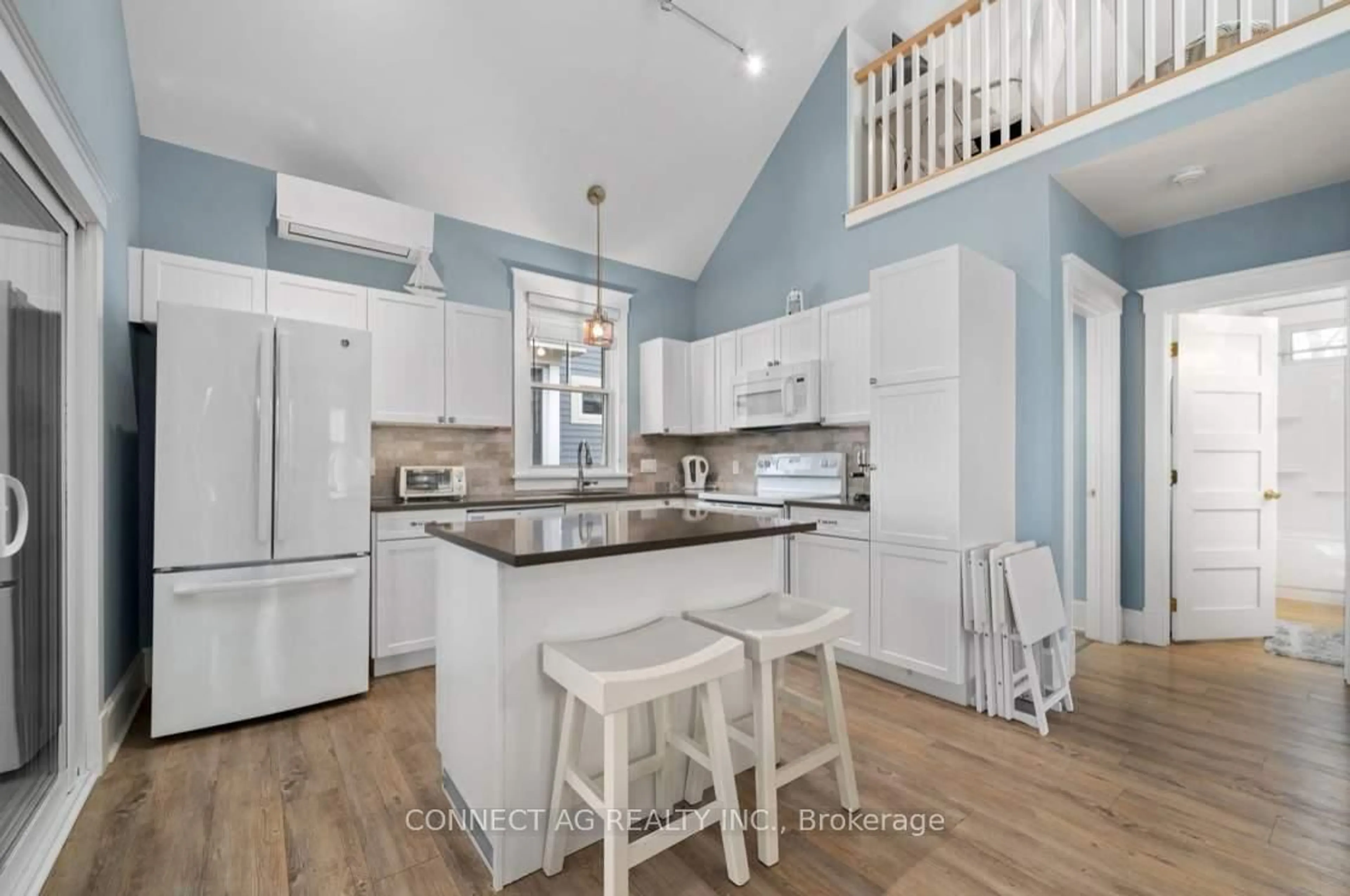 Open concept kitchen, ceramic/tile floor for 14 Summer Village Lane #164, Prince Edward County Ontario K0K 1P0