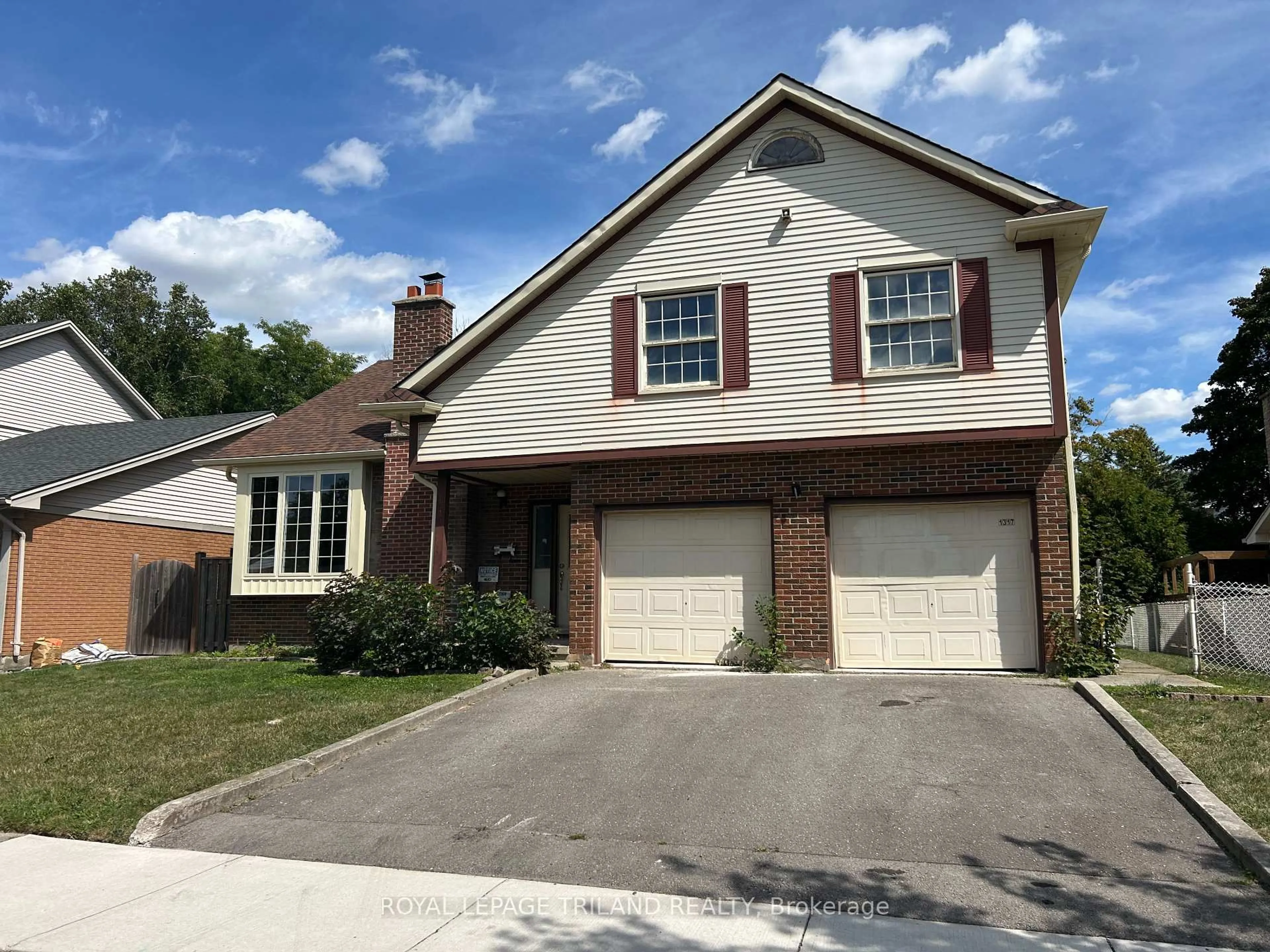 Home with brick exterior material, street for 1317 HASTINGS Dr, London North Ontario N5X 2J1