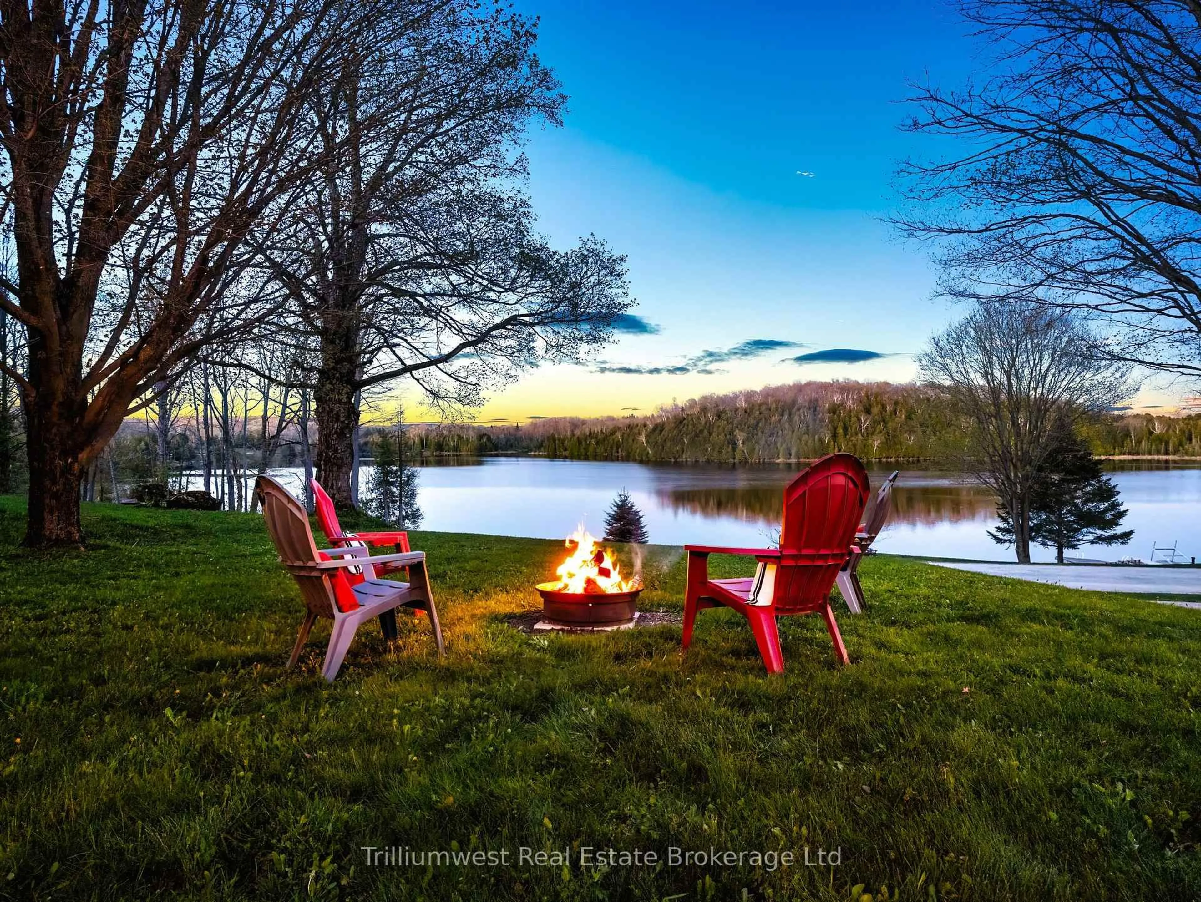 Patio, water/lake/river/ocean view for 133596 Wilcox Lake Rd, Grey Highlands Ontario N0C 1E0