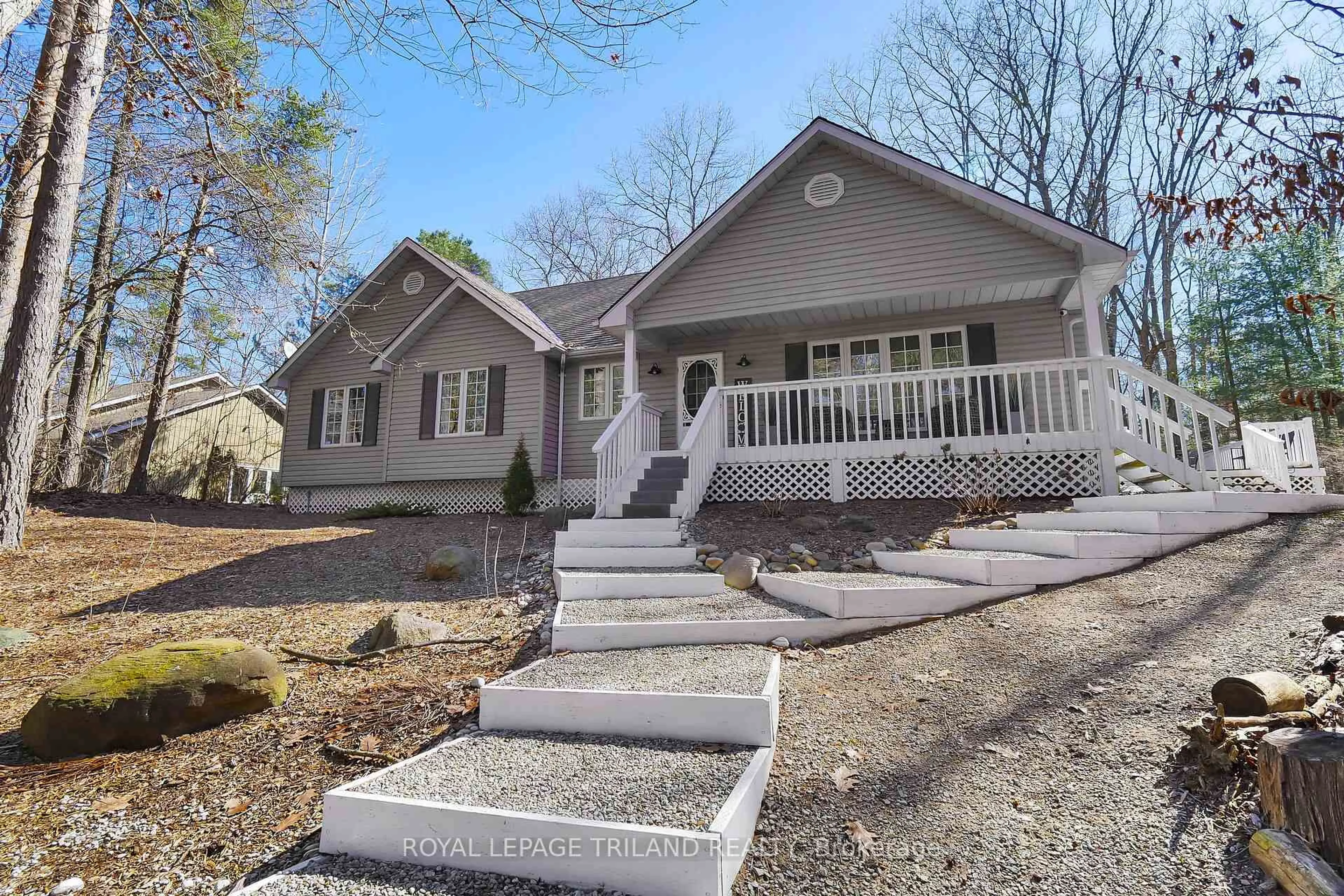 Home with vinyl exterior material, street for 9945 RIVERVIEW Rd, Lambton Shores Ontario N0M 1T0