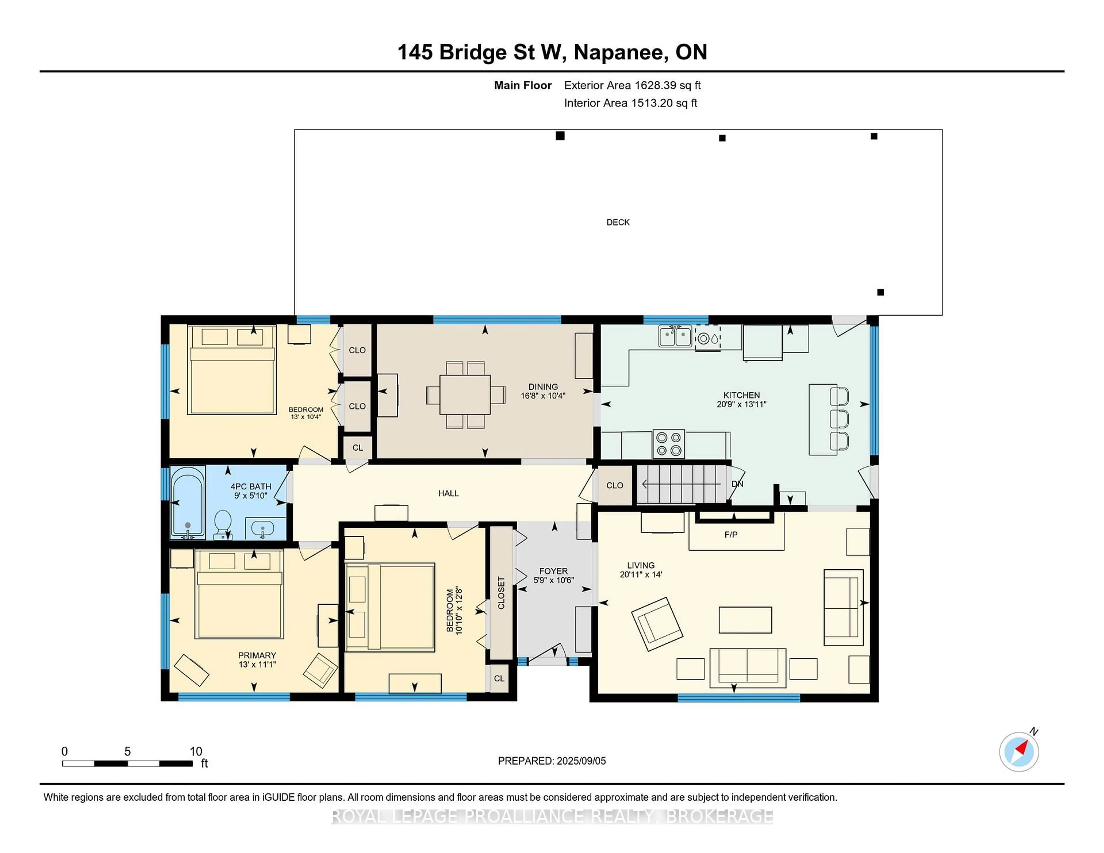 Floor plan for 145 Bridge St, Greater Napanee Ontario K7R 2E1
