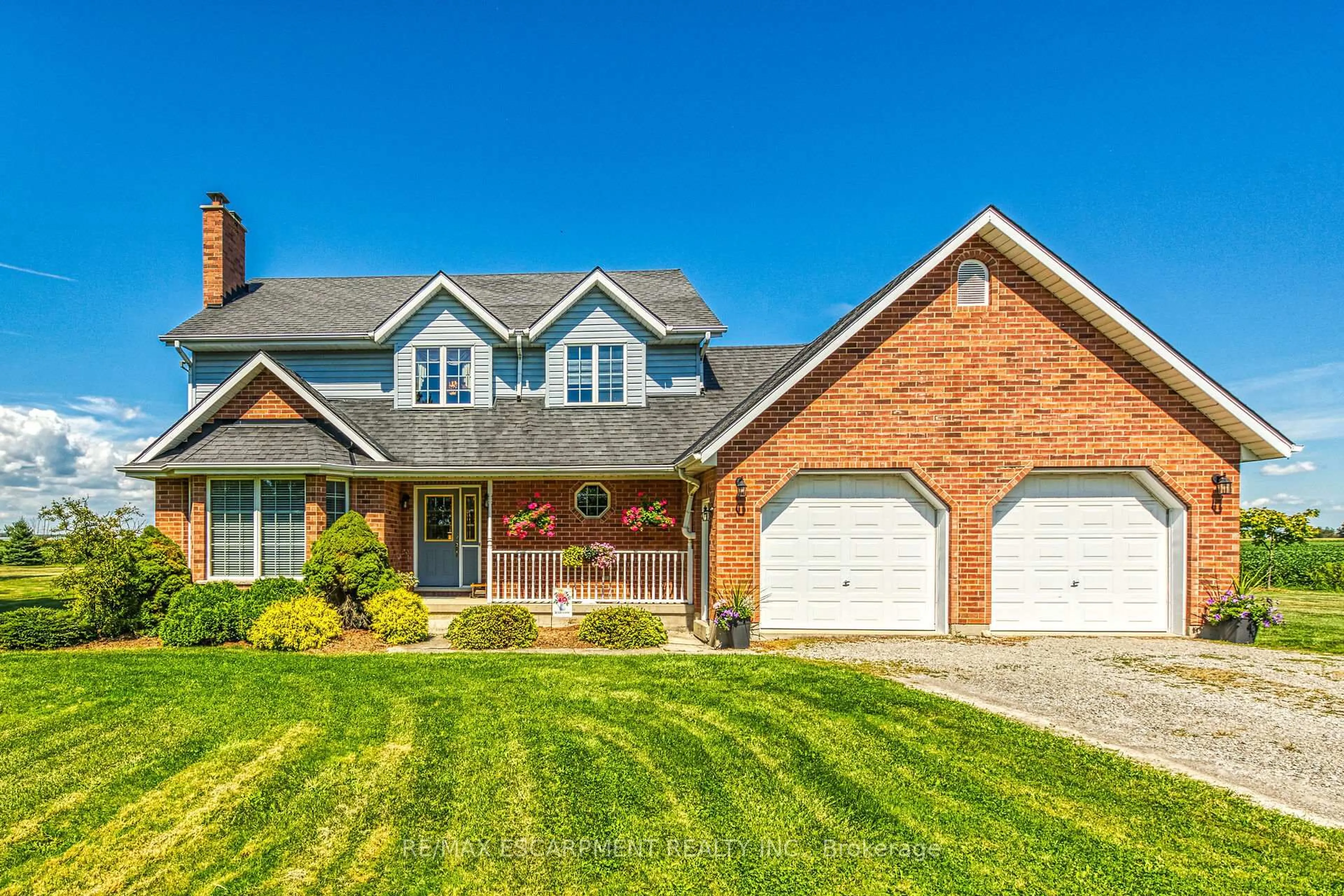 Home with brick exterior material, street for 1385 CONC 9 WALPOLE Rd, Haldimand Ontario N0A 1H0
