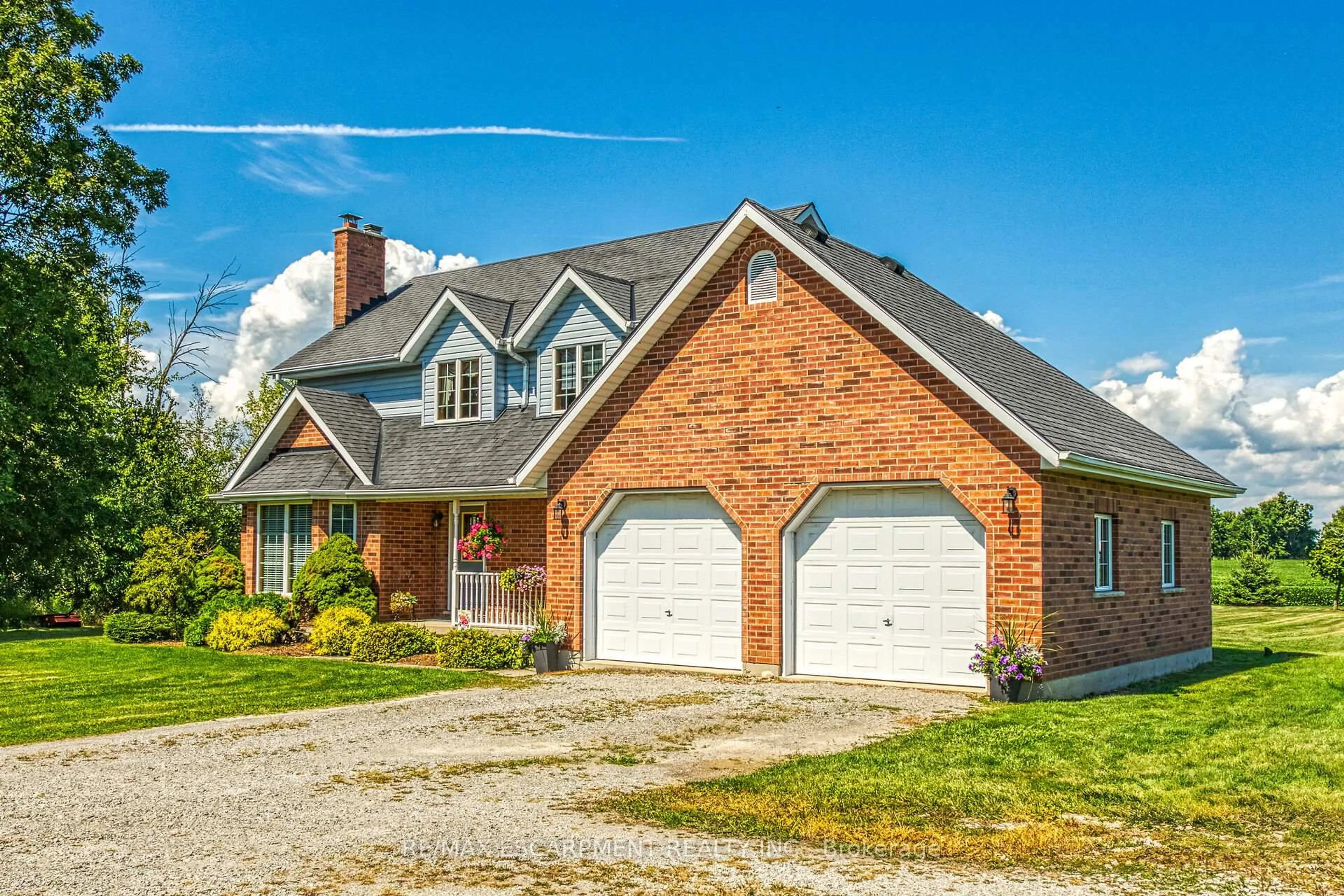 Home with brick exterior material, street for 1385 CONC 9 WALPOLE Rd, Haldimand Ontario N0A 1H0