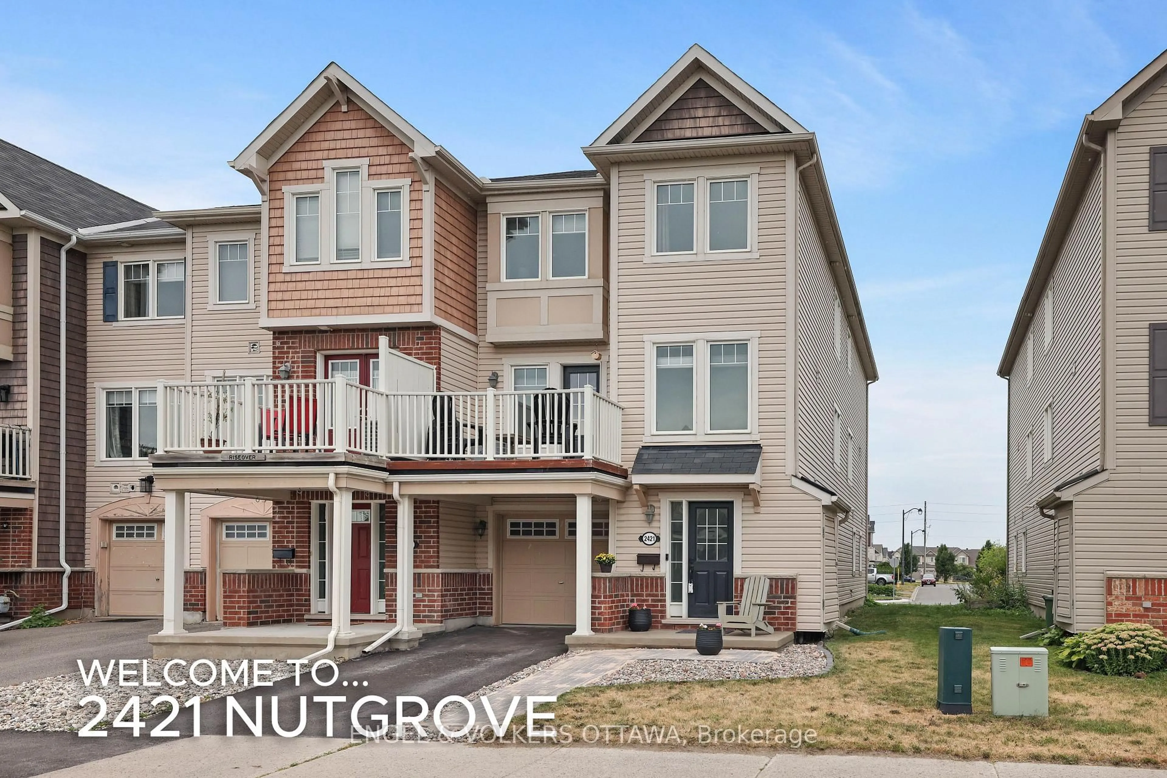 Home with brick exterior material, water/lake/river/ocean view for 2421 Nutgrove Ave, Ottawa Ontario K2J 0X4
