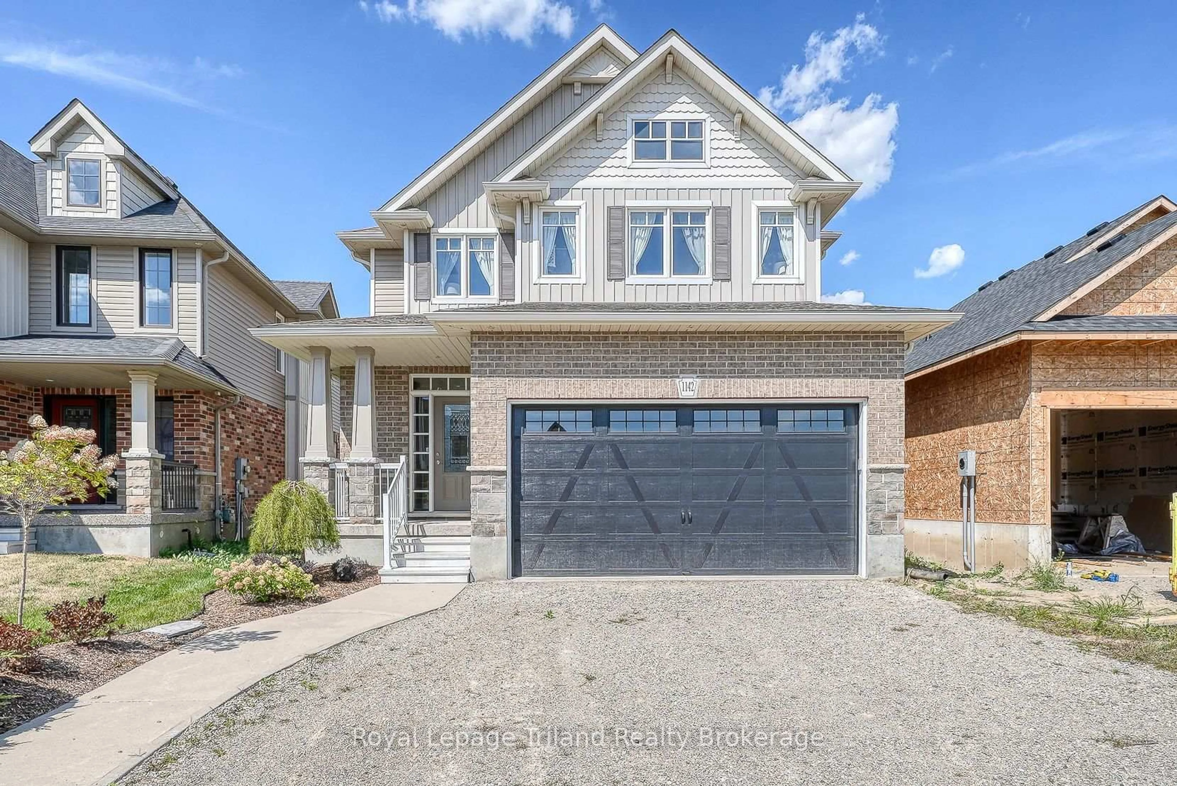 Home with brick exterior material, street for 1142 Caen Ave, Woodstock Ontario N4T 0G3