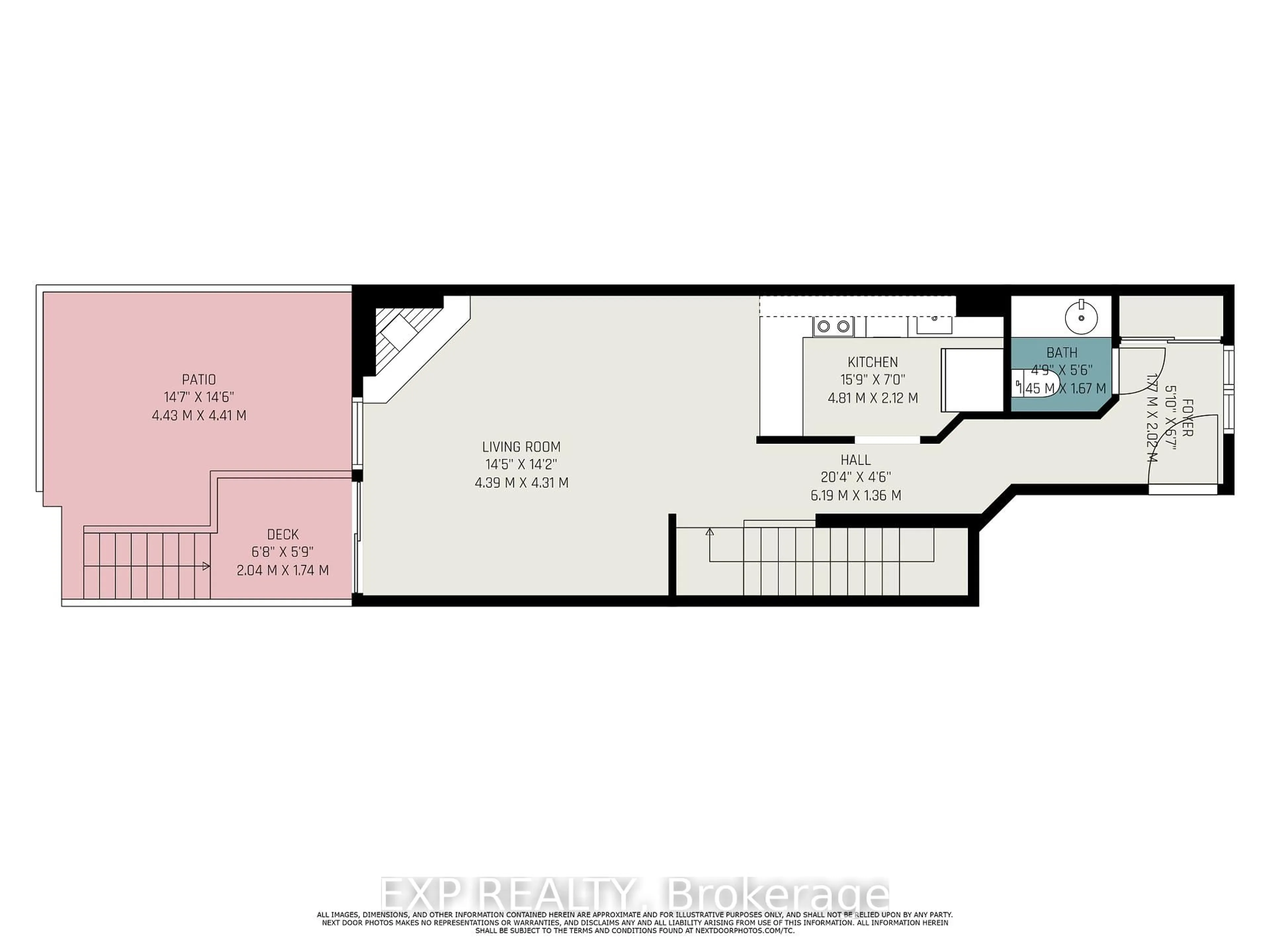 Floor plan for 6603 Bilberry Dr #6603A, Ottawa Ontario K1C 4N5