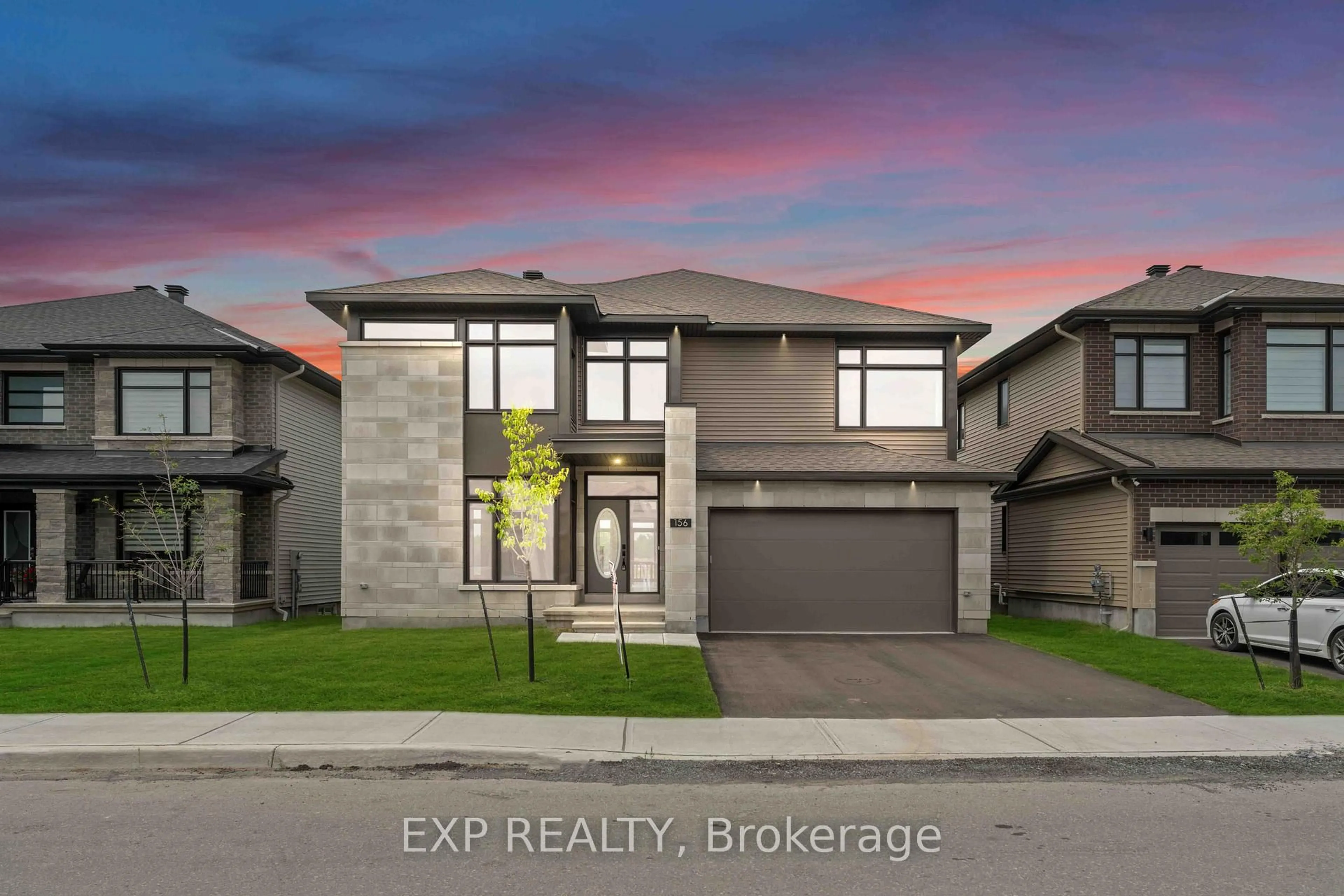 Home with brick exterior material, street for 156 Finsbury Ave, Ottawa Ontario K2S 1B6