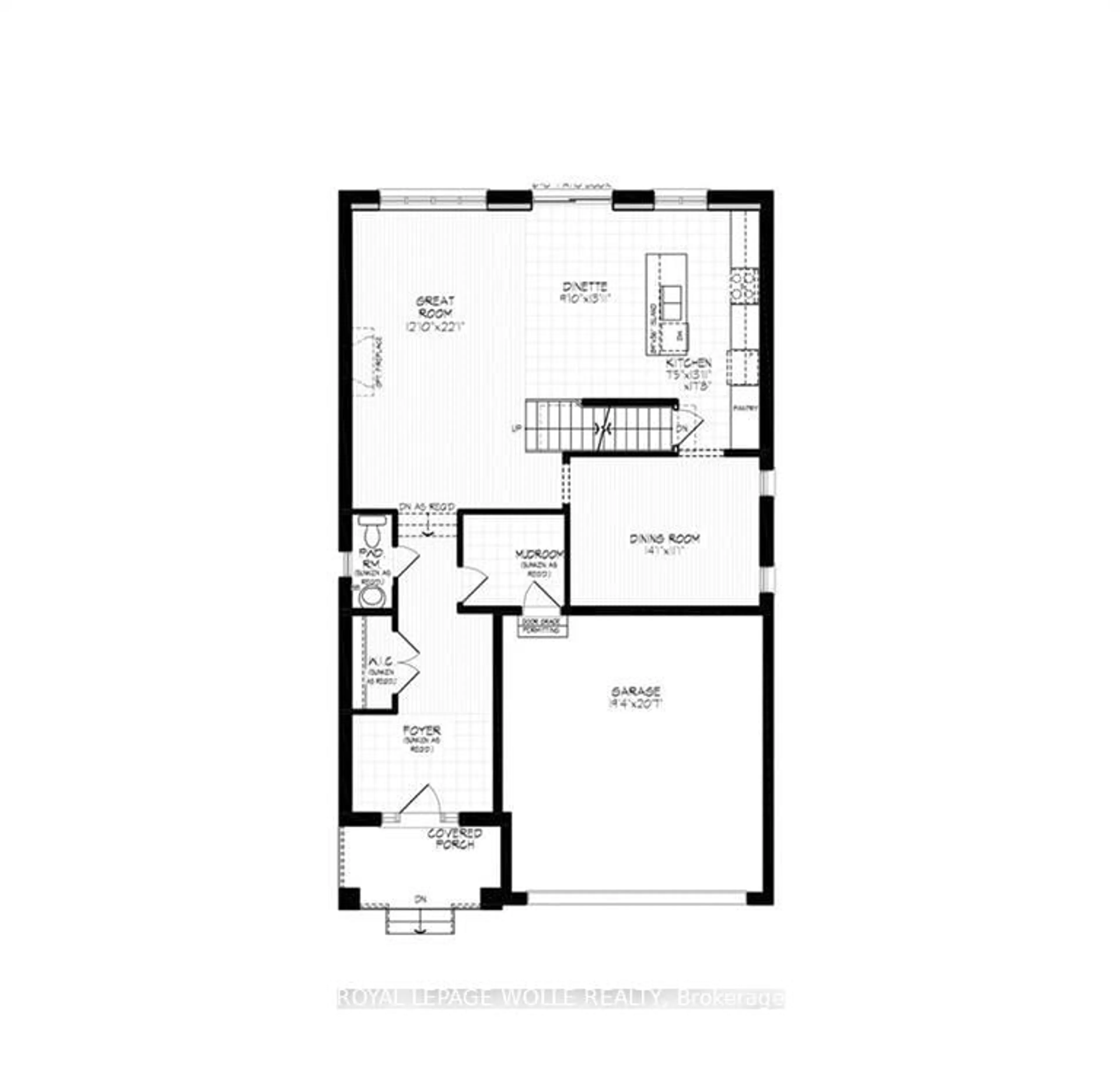 Floor plan for 541 Balsam Poplar St, Waterloo Ontario N2V 0H8