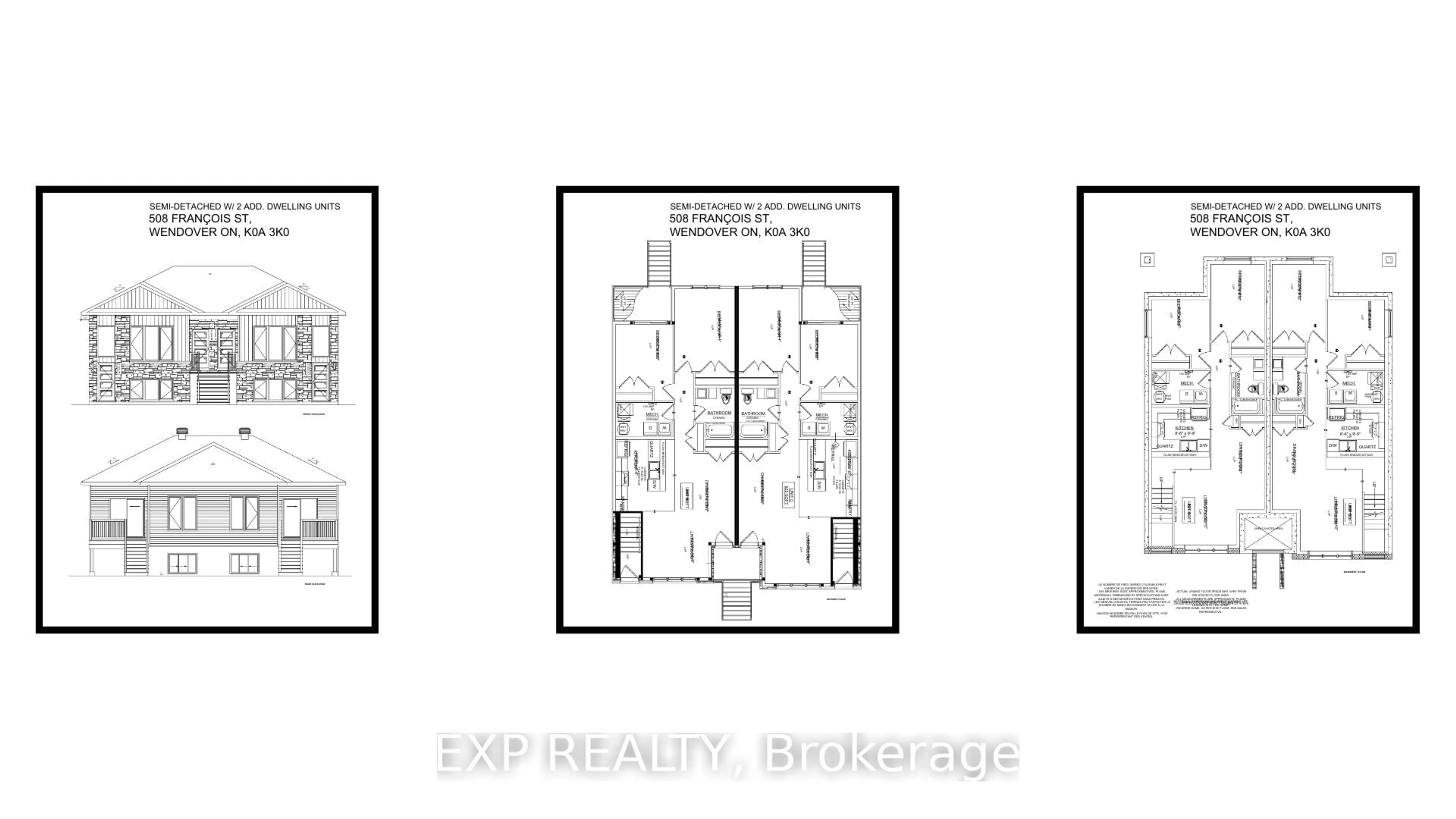 Floor plan for 508 Francois St, Alfred and Plantagenet Ontario K0A 3K0