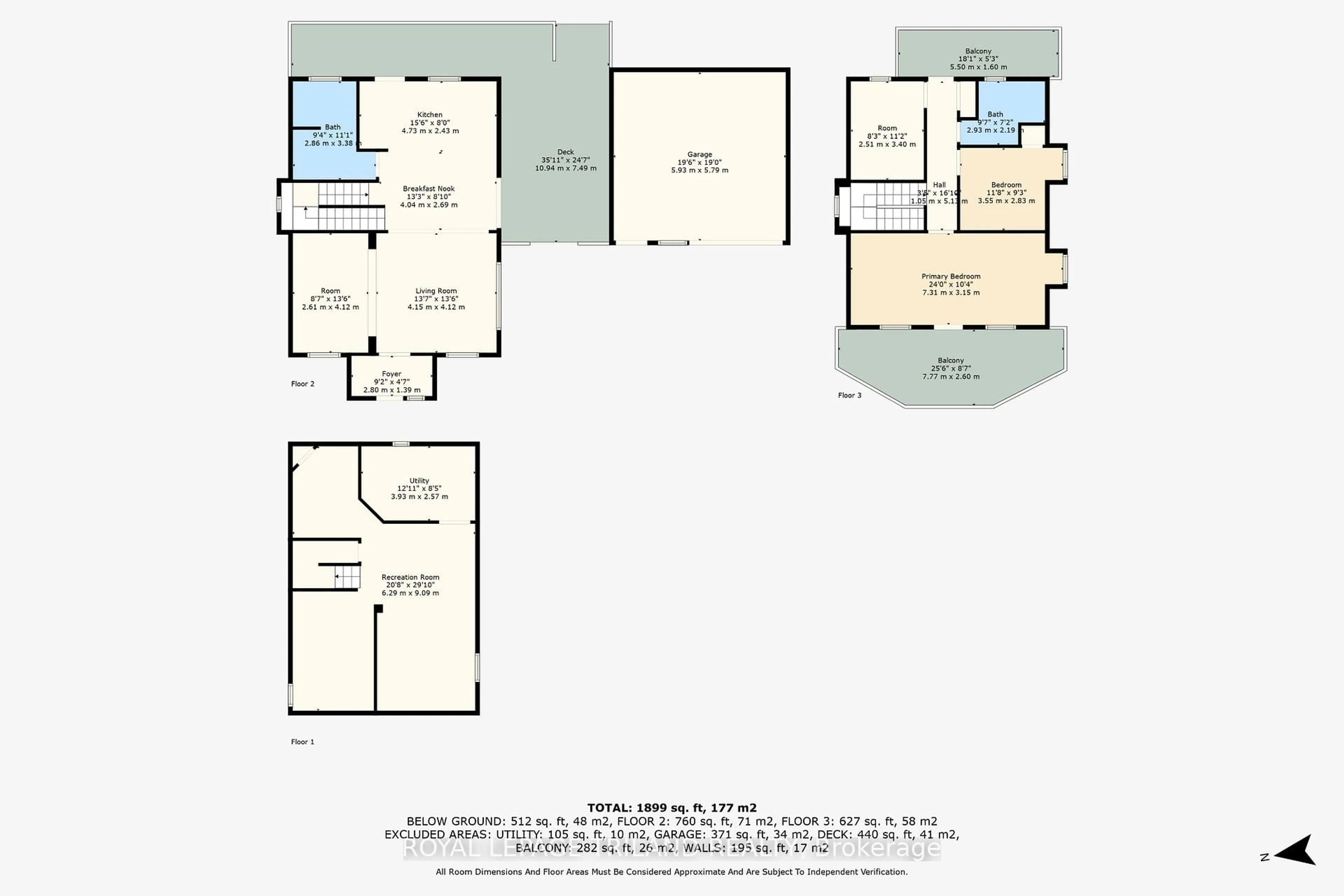 Floor plan for 403 TOWER HEIGHTS Dr, Central Elgin Ontario N5L 1G2