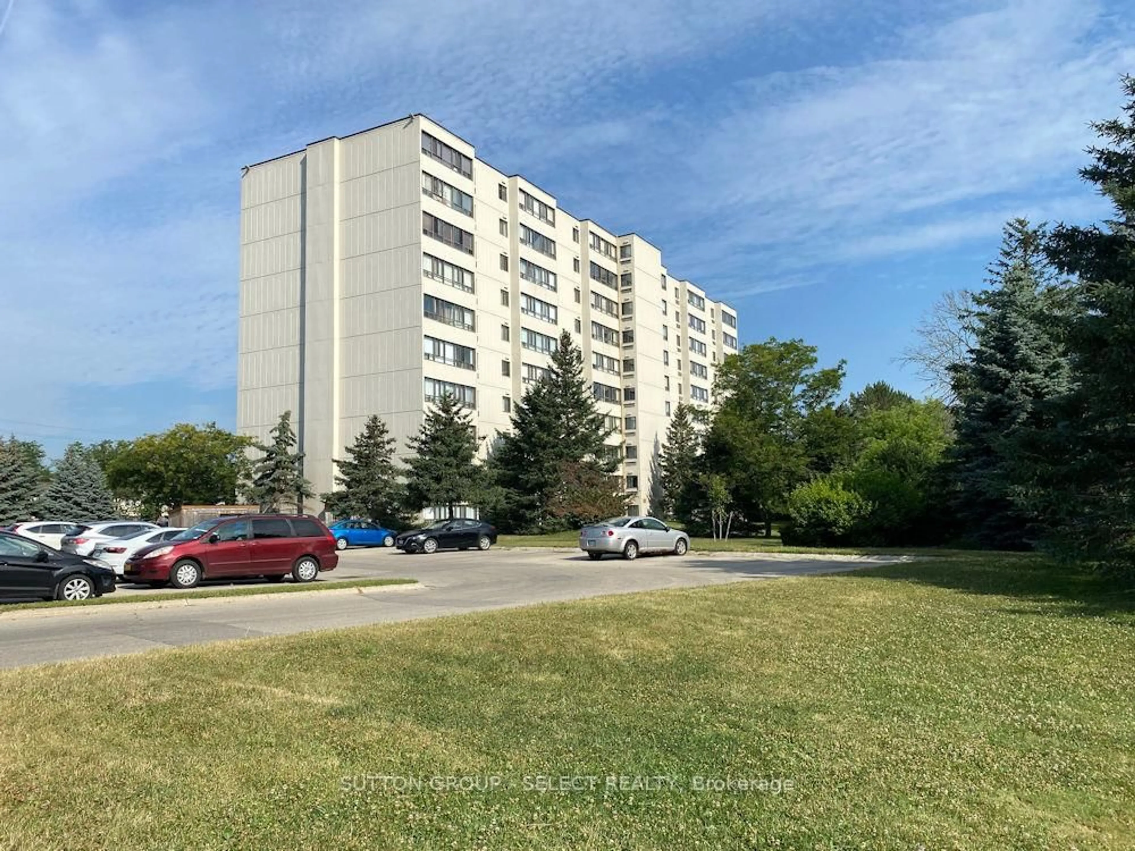 A pic from outside/outdoor area/front of a property/back of a property/a pic from drone, unknown for 1600 Adelaide St #111, London North Ontario N5X 3H6