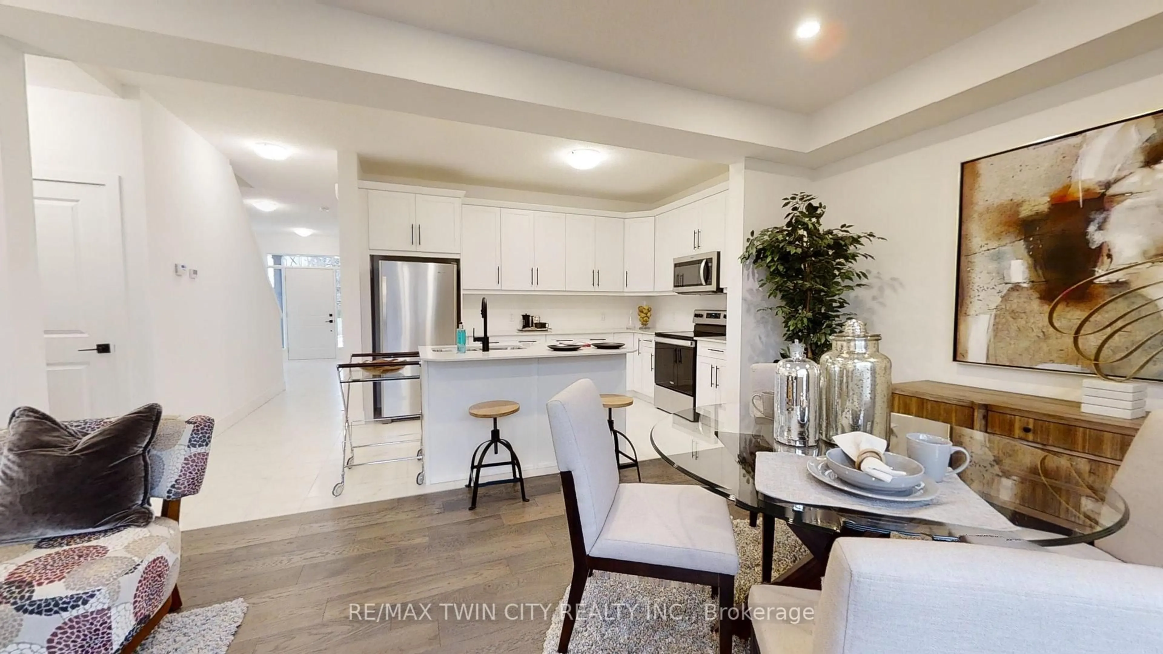 Open concept kitchen, ceramic/tile floor for 155 JULIE Cres, London South Ontario N5X 3X4
