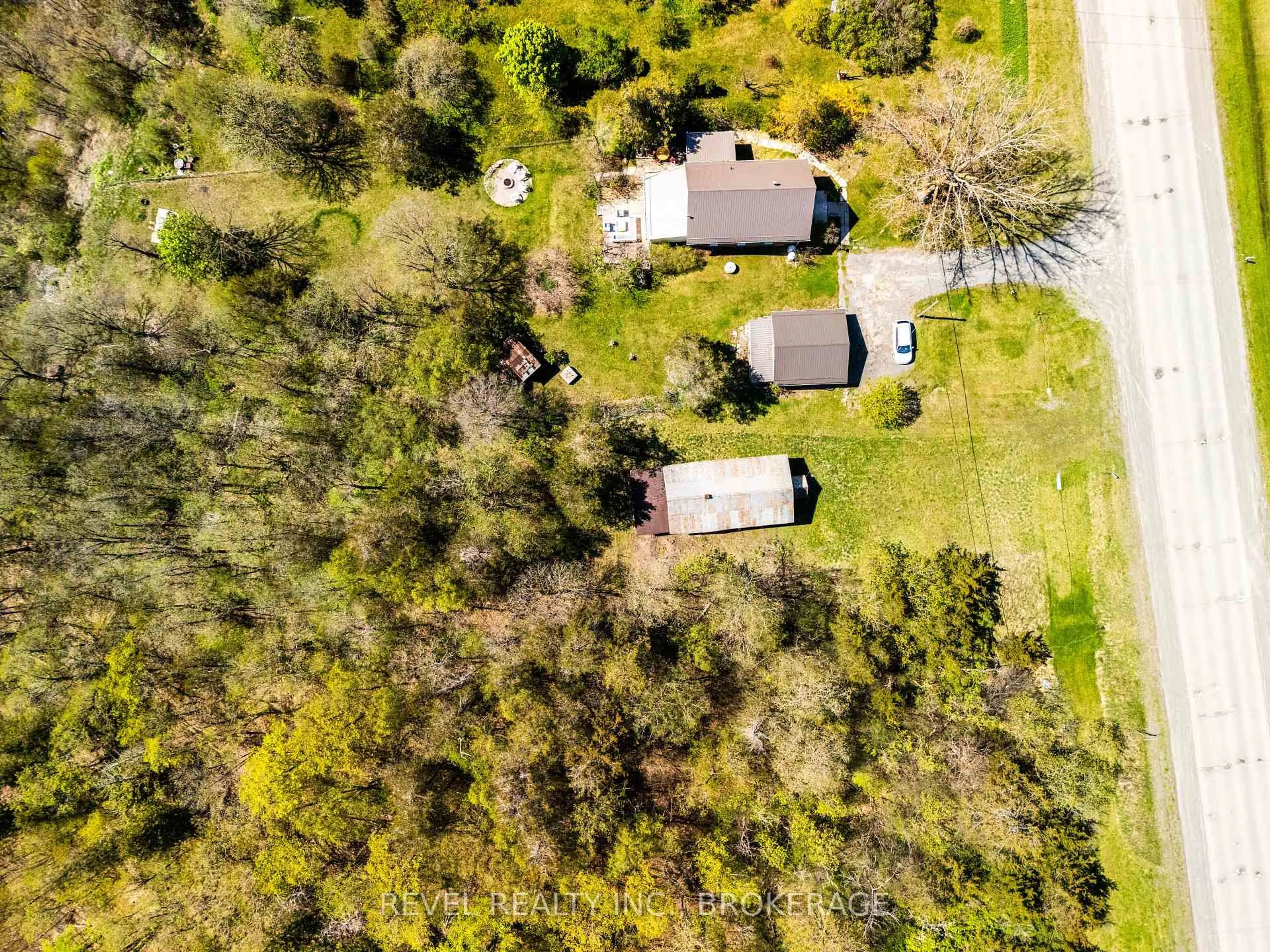 A pic from outside/outdoor area/front of a property/back of a property/a pic from drone, unknown for 2186 Highway 49 Highway, Prince Edward County Ontario K0K 2T0