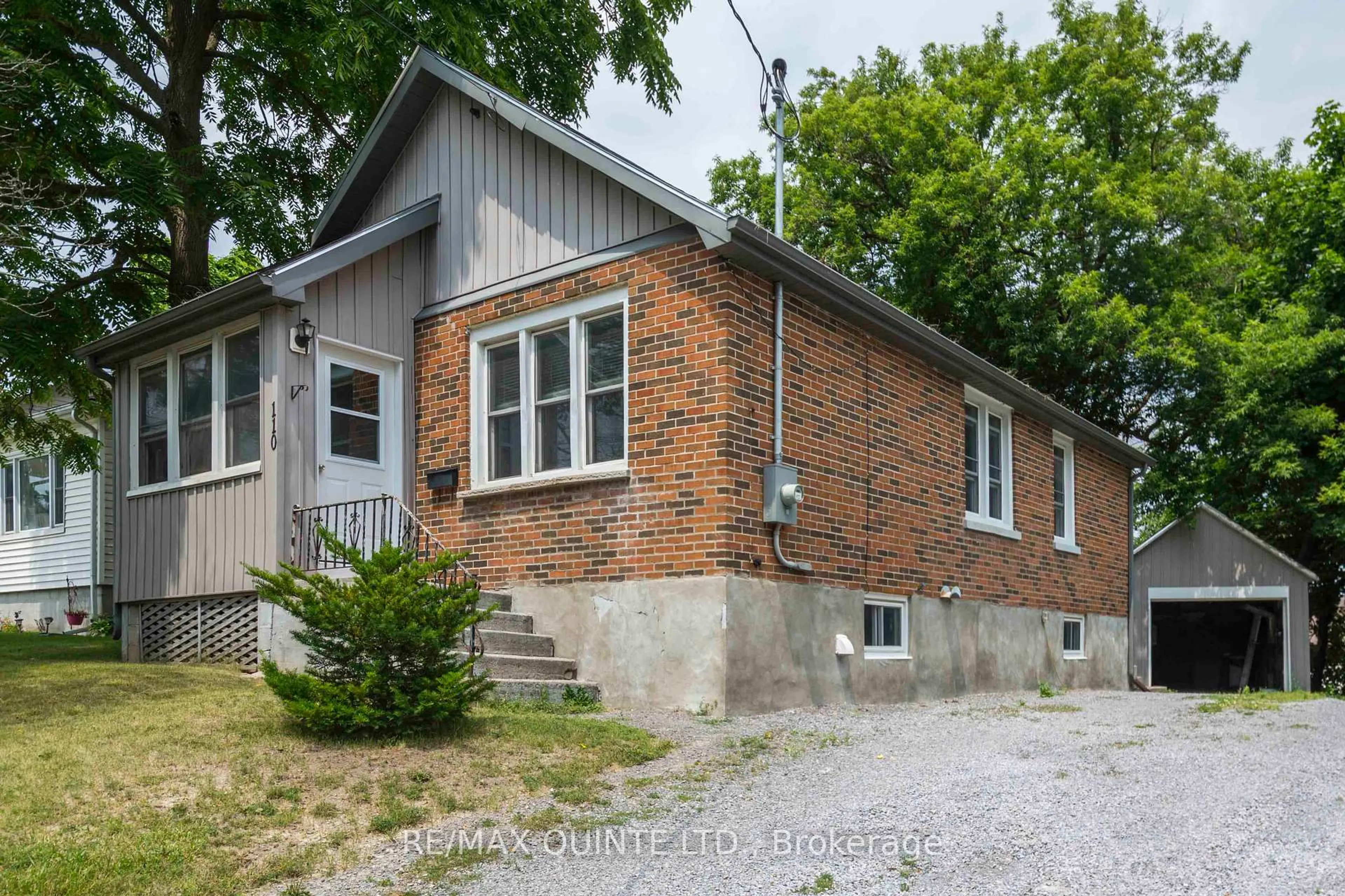 Home with brick exterior material, street for 110 Moira St, Belleville Ontario K8P 1S9