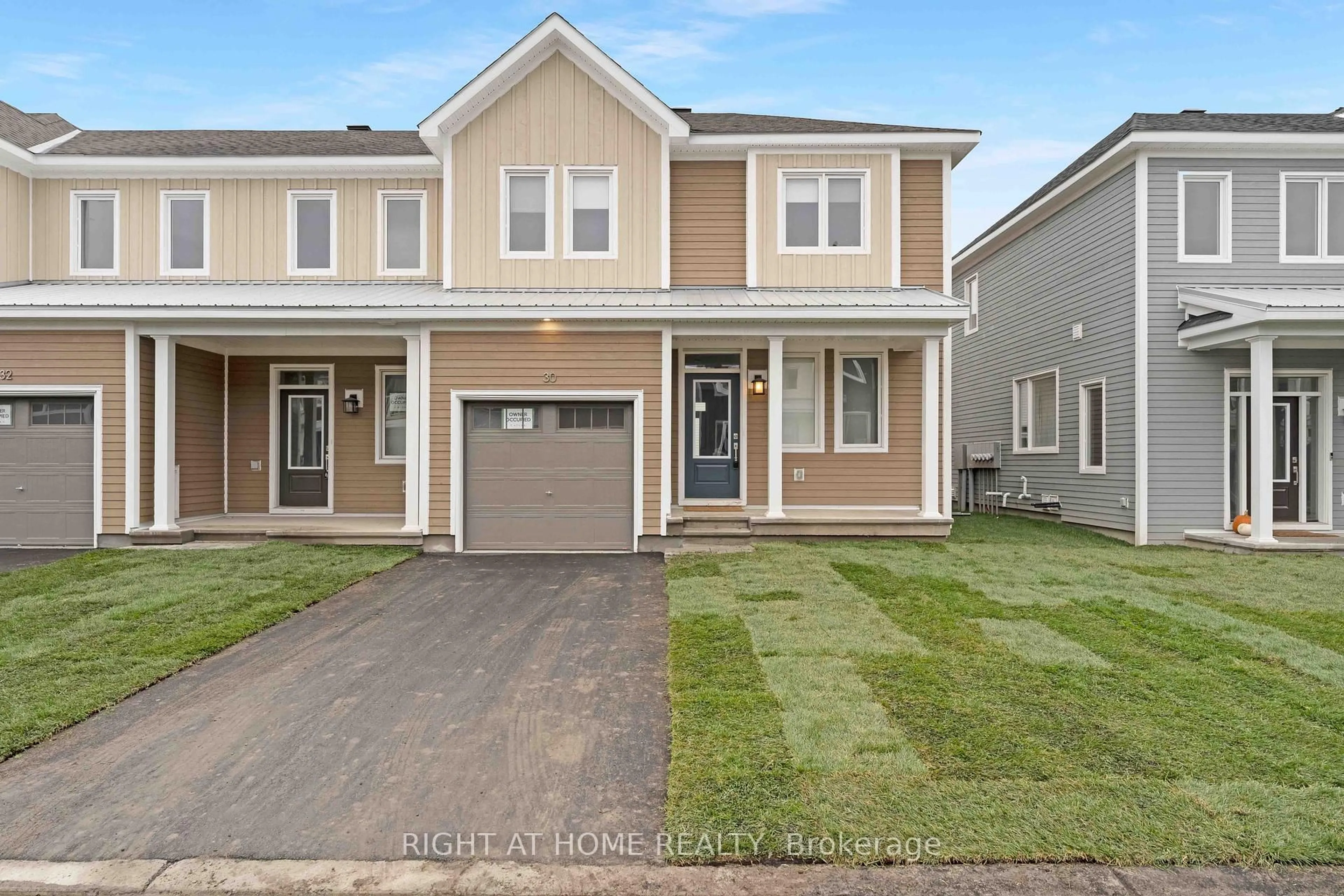 Home with vinyl exterior material, street for 30 Chasing Grve, Richmond Ontario K0A 2Z0
