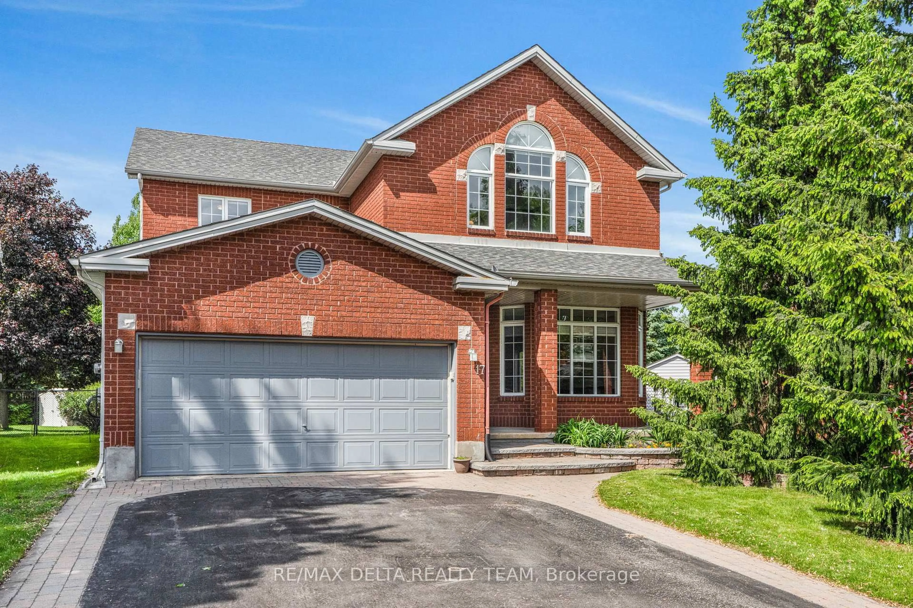 Home with brick exterior material, street for 17 Solace Crt, Ottawa Ontario K1K 4T5
