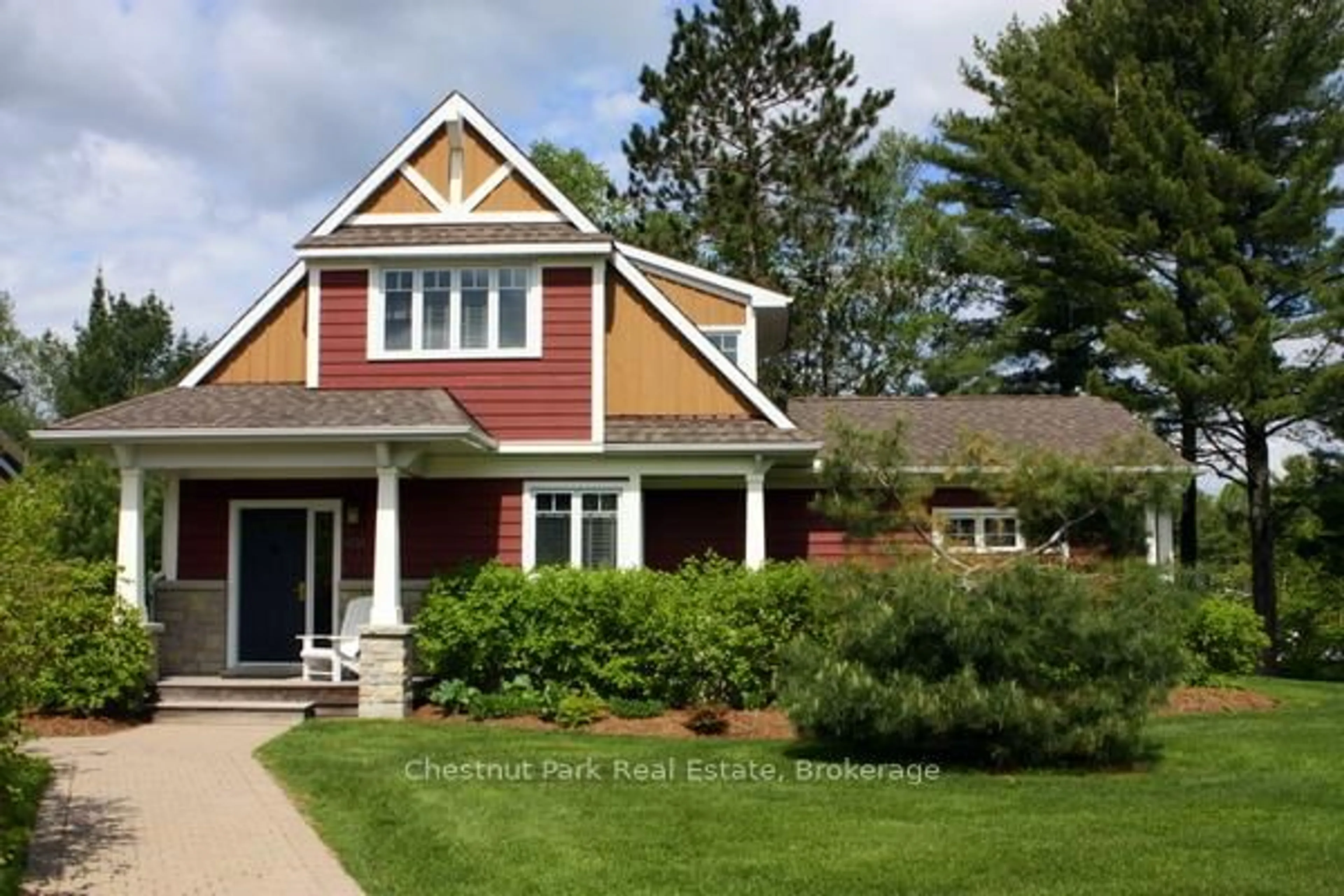 Home with vinyl exterior material, street for 1020 BIRCH GLEN MAPLE COTTAGE WEEK 9 Rd, Lake of Bays Ontario P0B 1A0