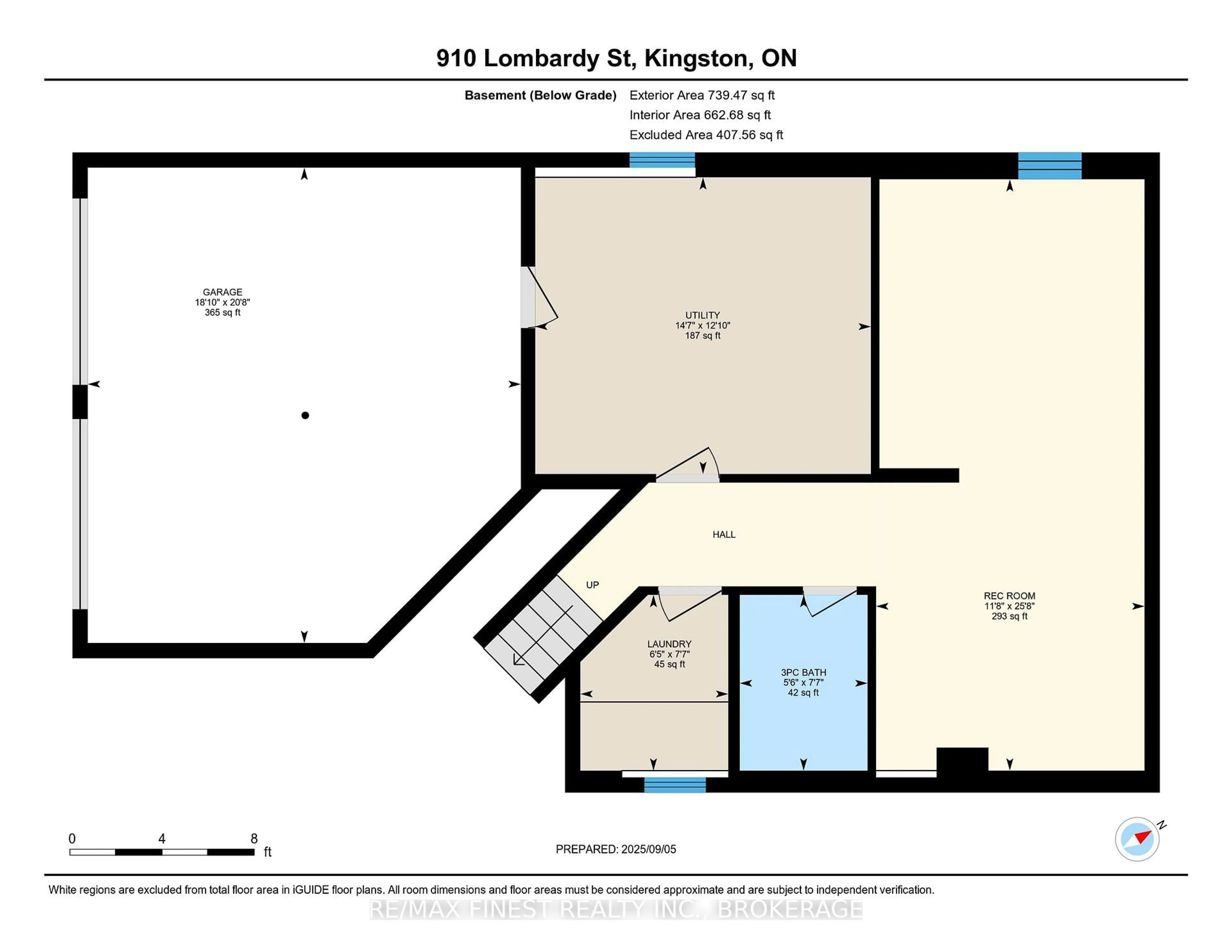 Floor plan for 910 LOMBARDY St, Kingston Ontario K7M 9C2