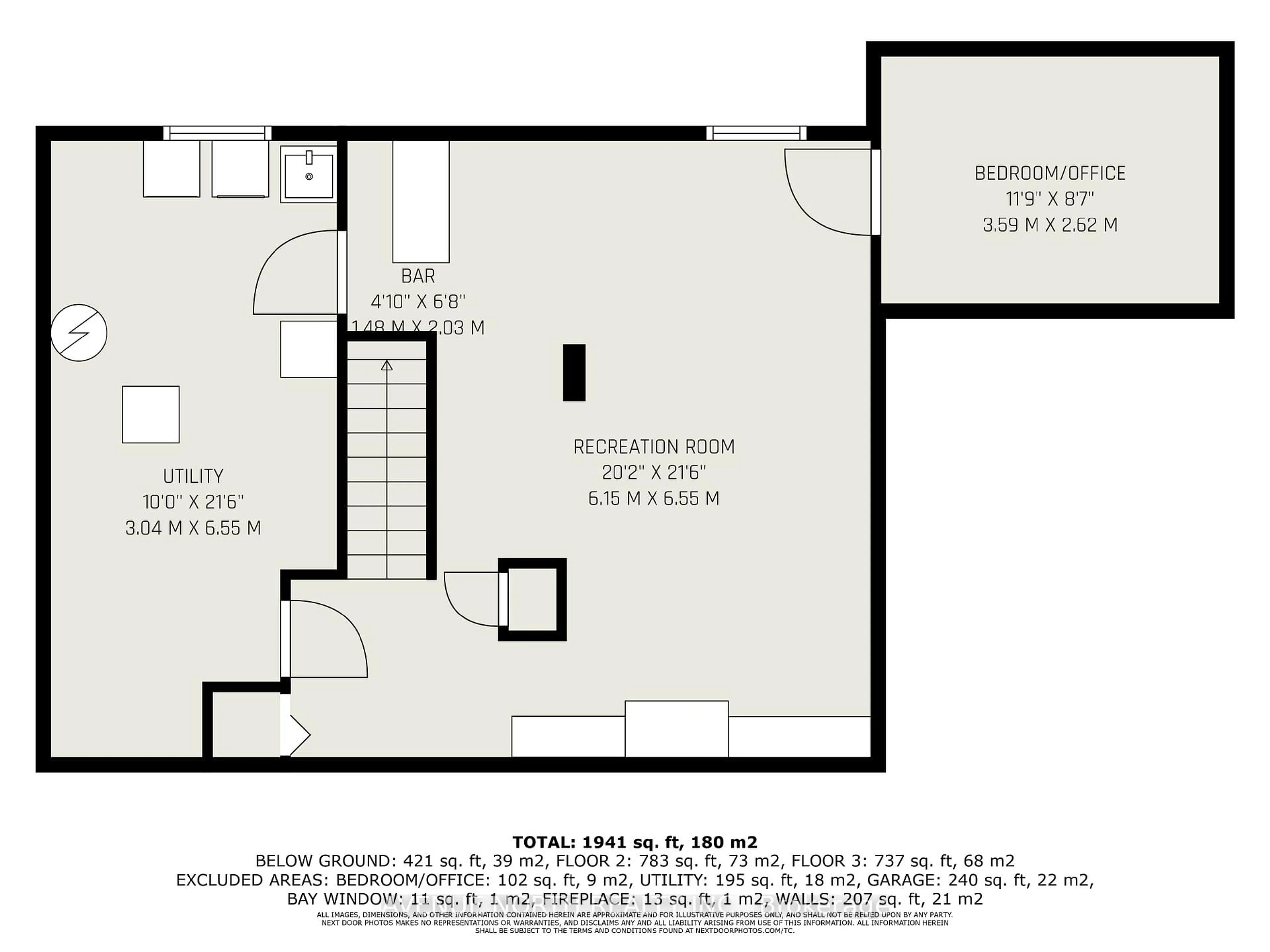 Floor plan for 235 Lincoln Heights Rd, Ottawa Ontario K2B 5L7