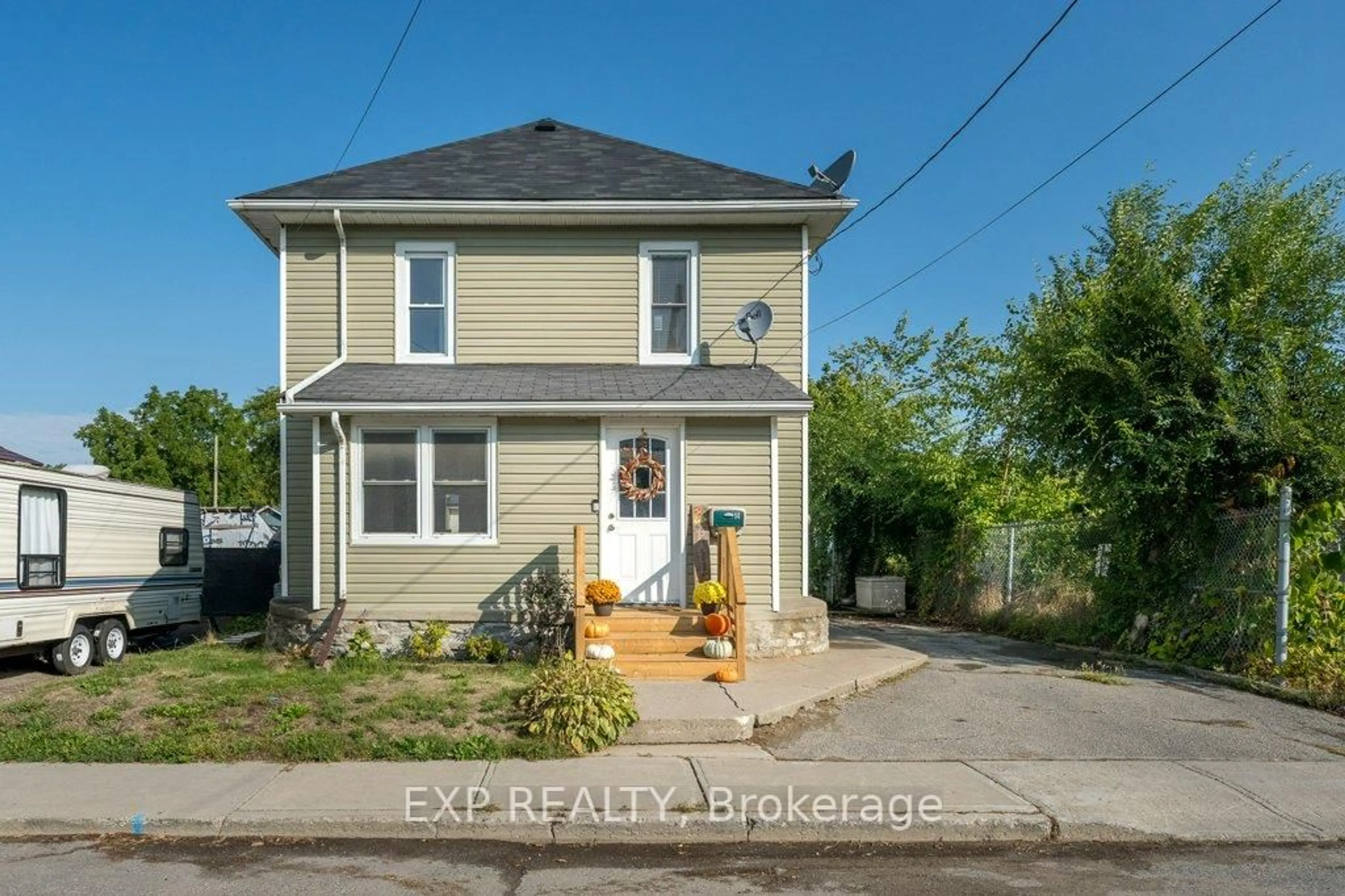 A pic from outside/outdoor area/front of a property/back of a property/a pic from drone, street for 14 Sillers Ave, Quinte West Ontario K8V 1X6