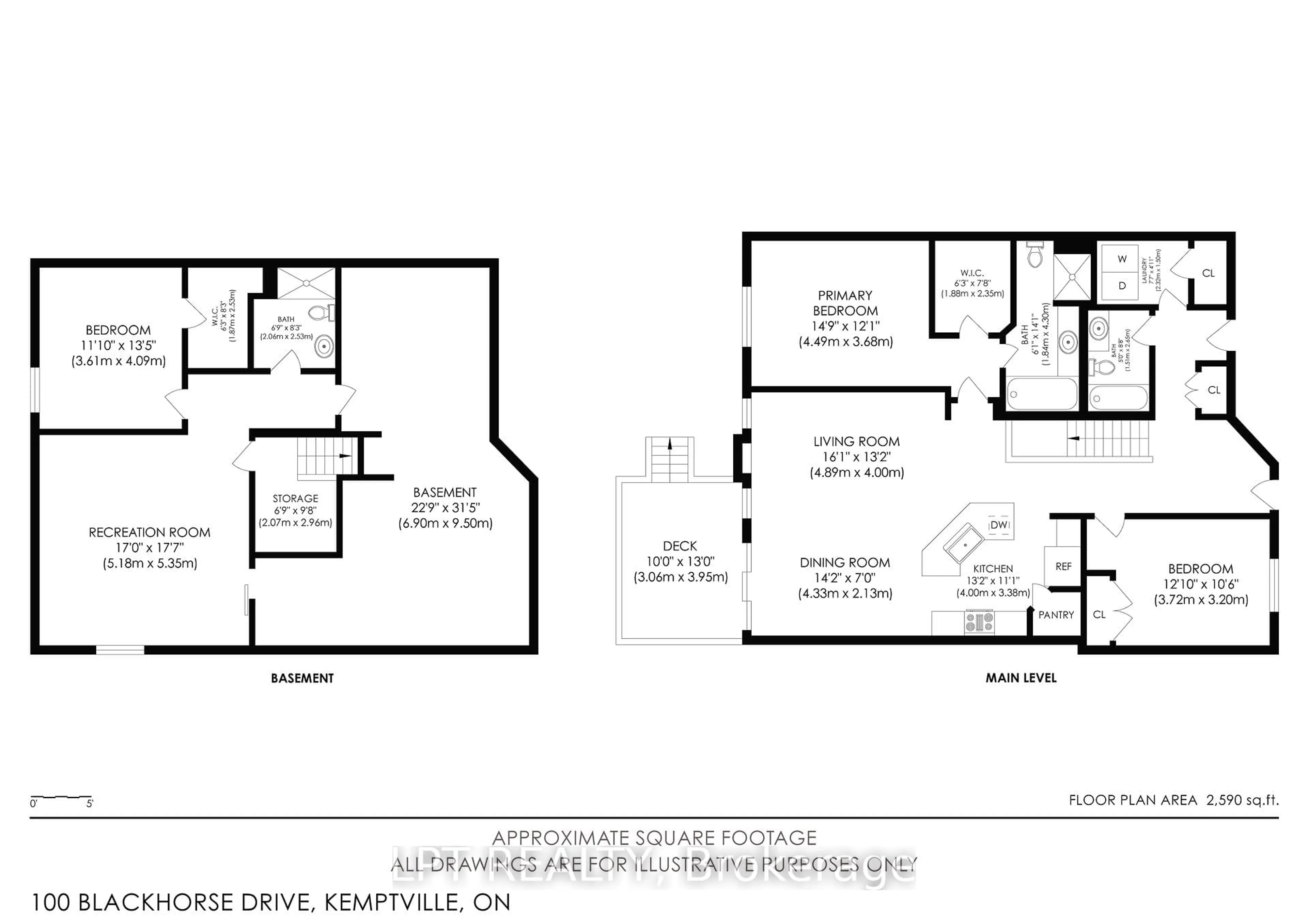 Floor plan for 100 Blackhorse Dr, North Grenville Ontario K0G 1J0