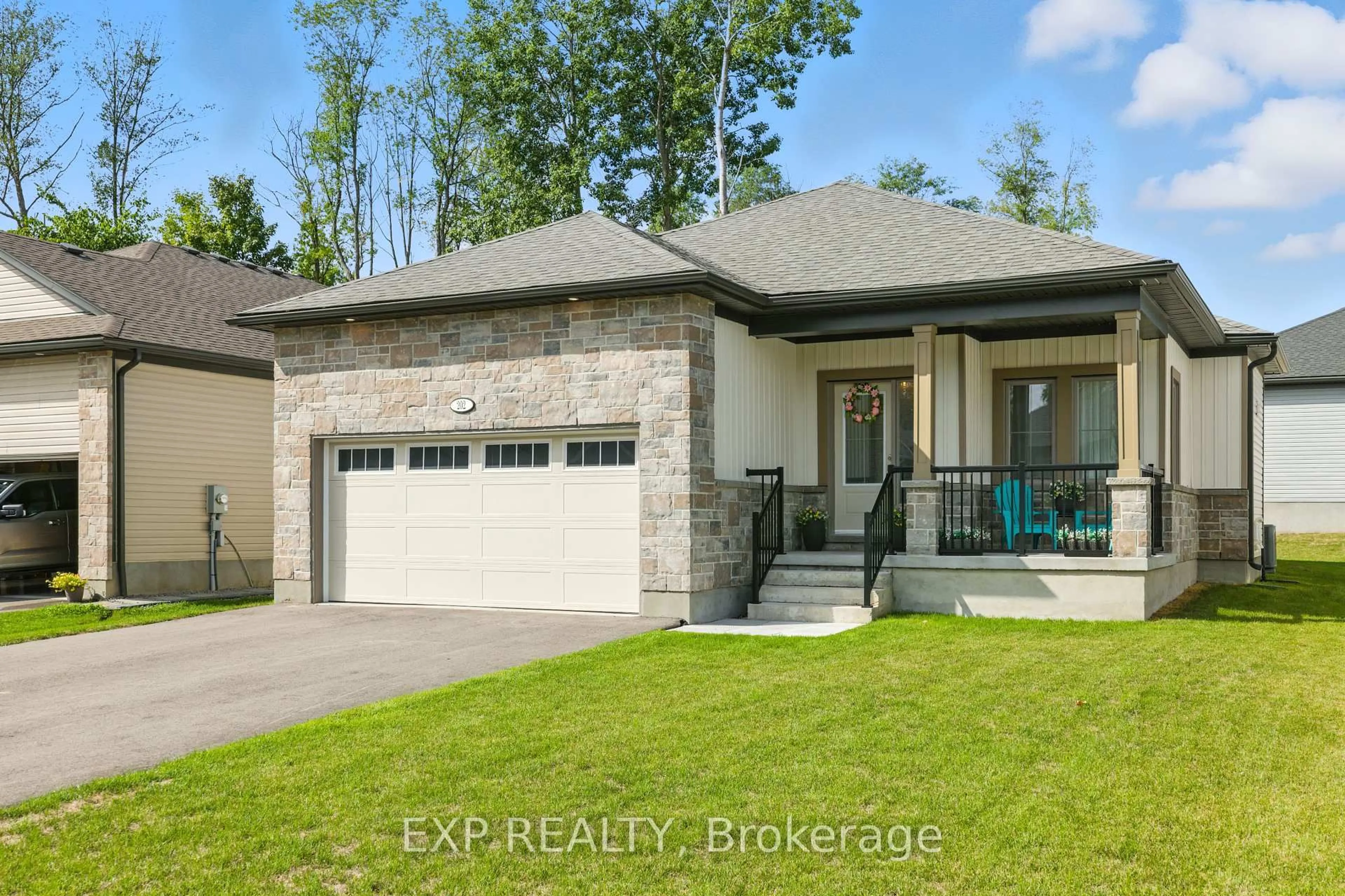 Home with brick exterior material, street for 202 DOWSLEY Cres, Brockville Ontario K6V 0E2