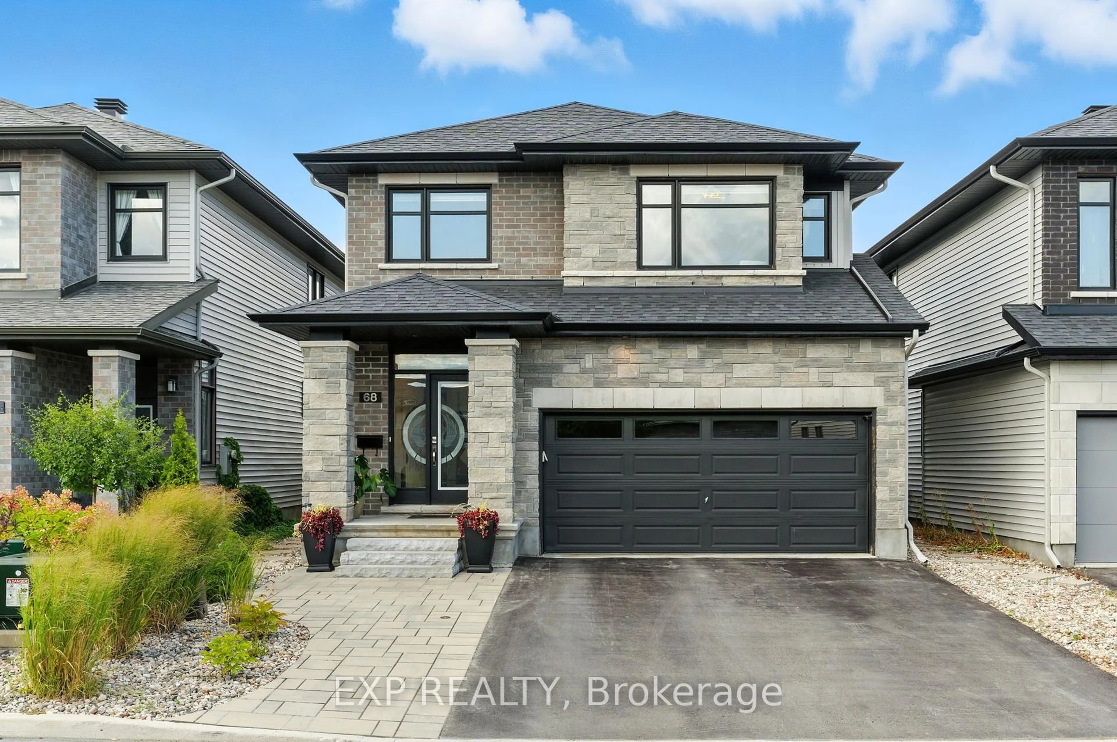 Home with brick exterior material, street for 68 Palfrey Way, Ottawa Ontario K2V 0B4
