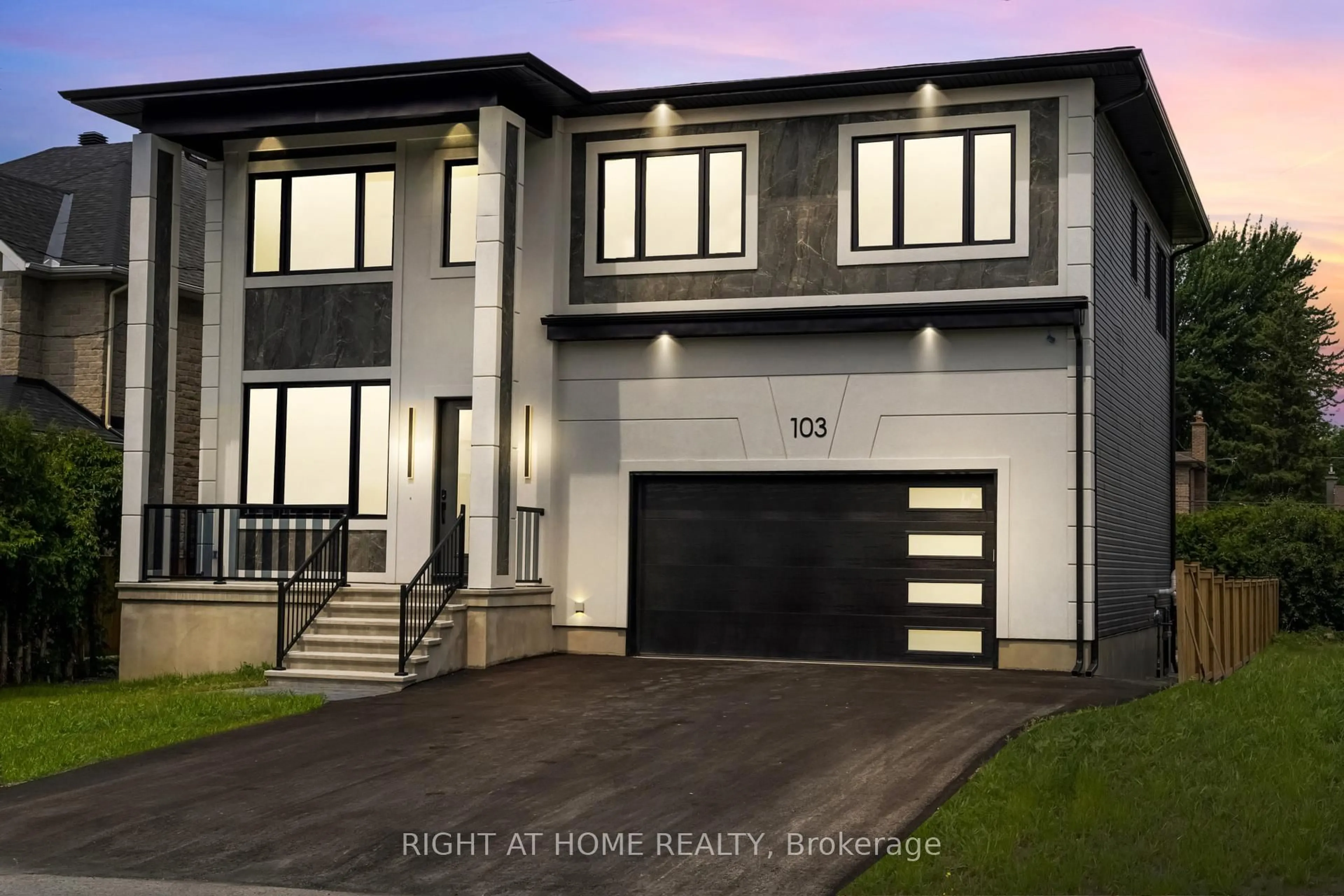 Home with vinyl exterior material, street for 103 Fieldrow St, Ottawa Ontario K2G 2Y8