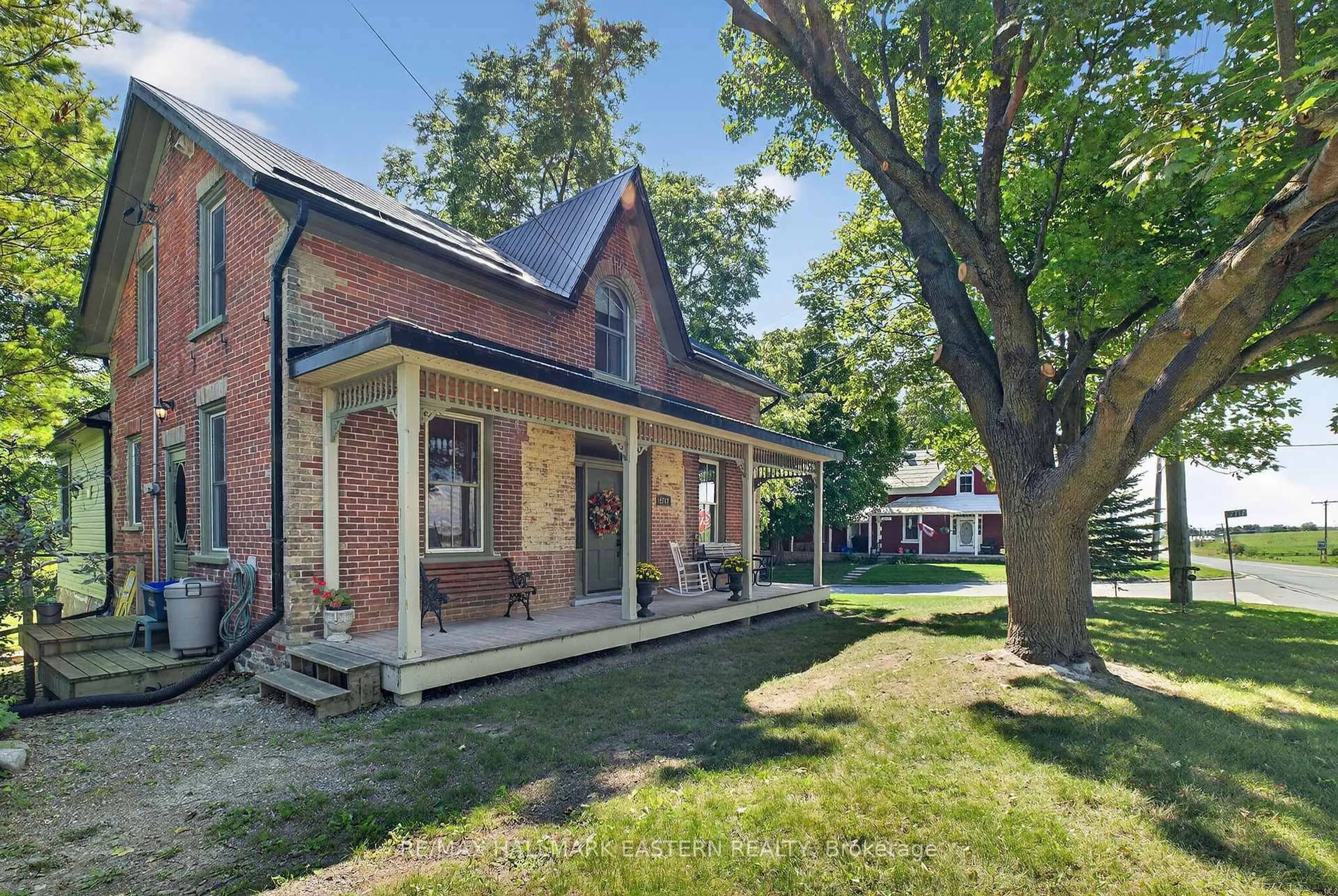 A pic from outside/outdoor area/front of a property/back of a property/a pic from drone, street for 2717 County Road 2, Otonabee-South Monaghan Ontario K0L 2G0