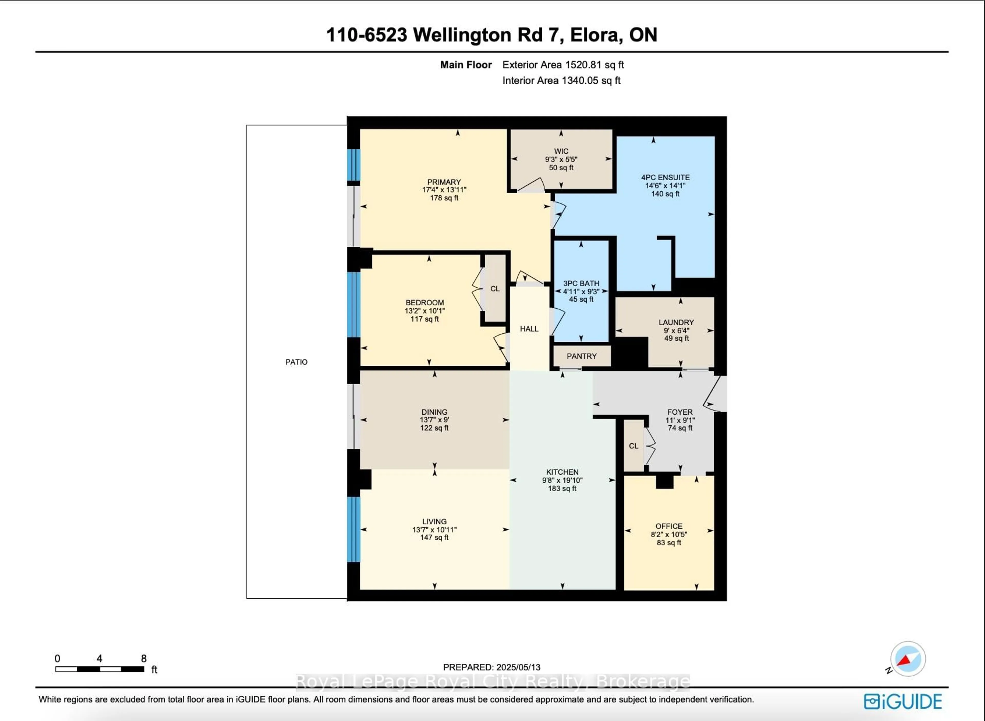 Floor plan for 6523 Wellington 7 Rd #110, Centre Wellington Ontario N0B 1S0
