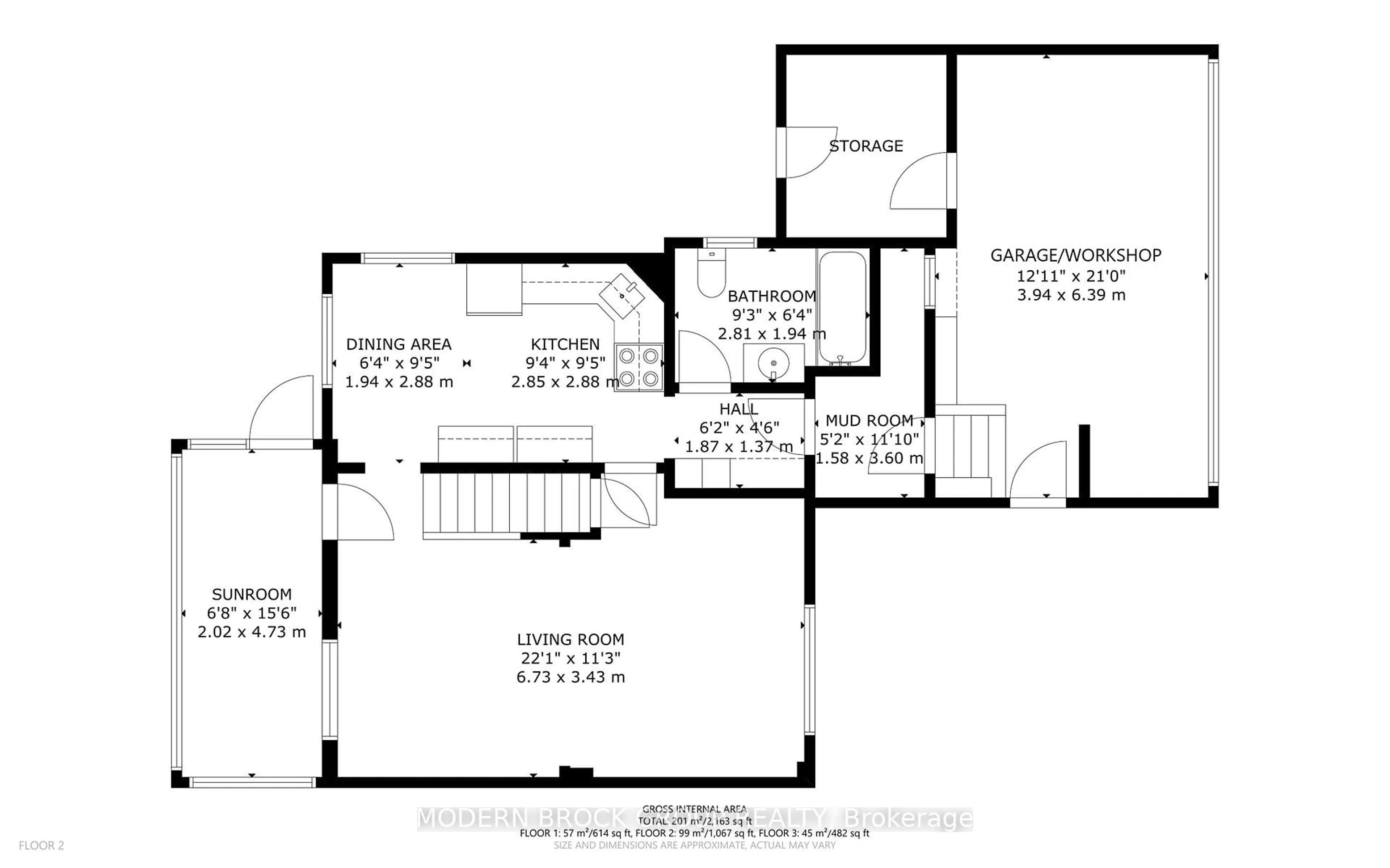 Floor plan for 35 Broadway Ave, Brockville Ontario K6V 1T9