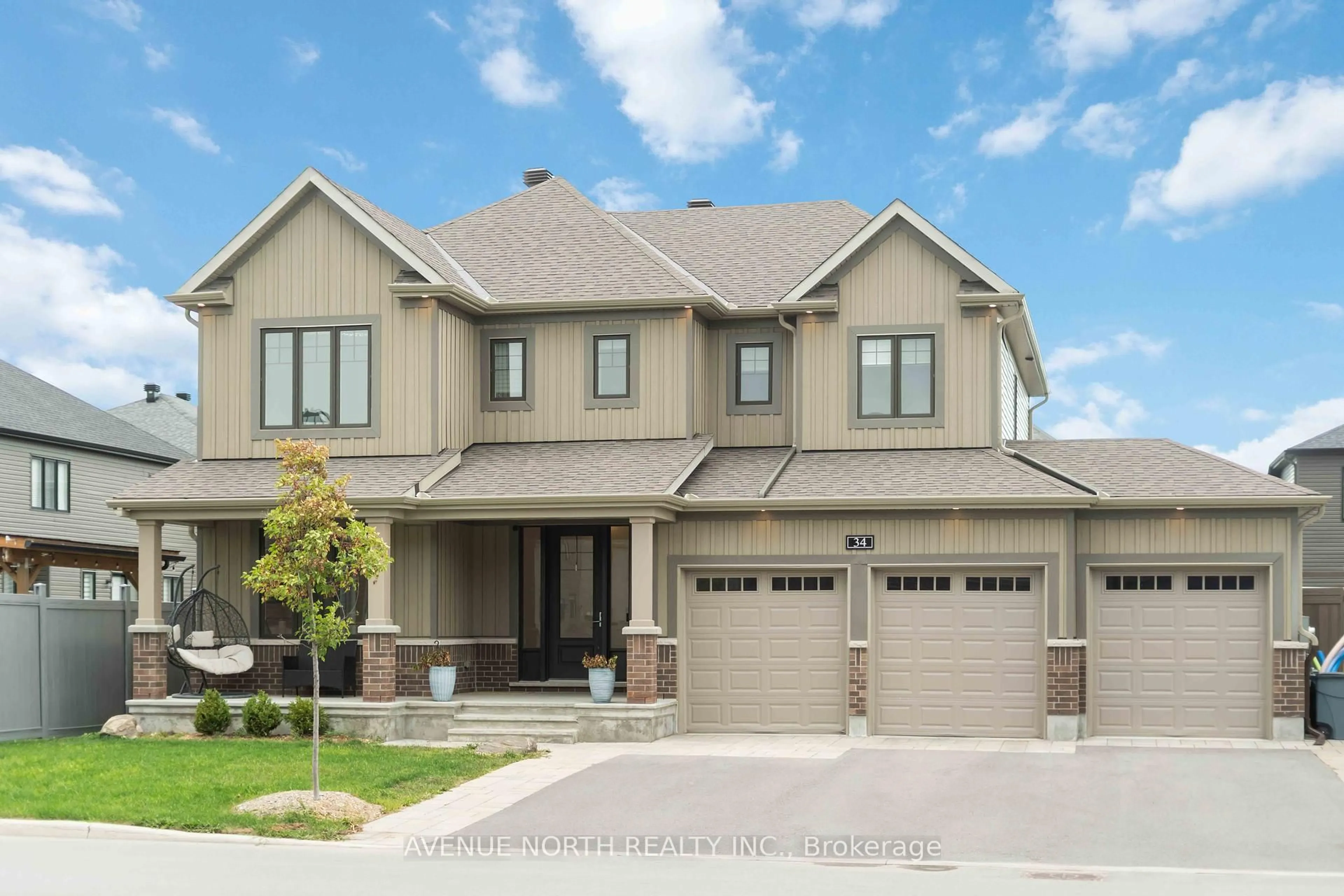 Home with brick exterior material, street for 34 Jetty Dr, Ottawa Ontario K4M 0E9